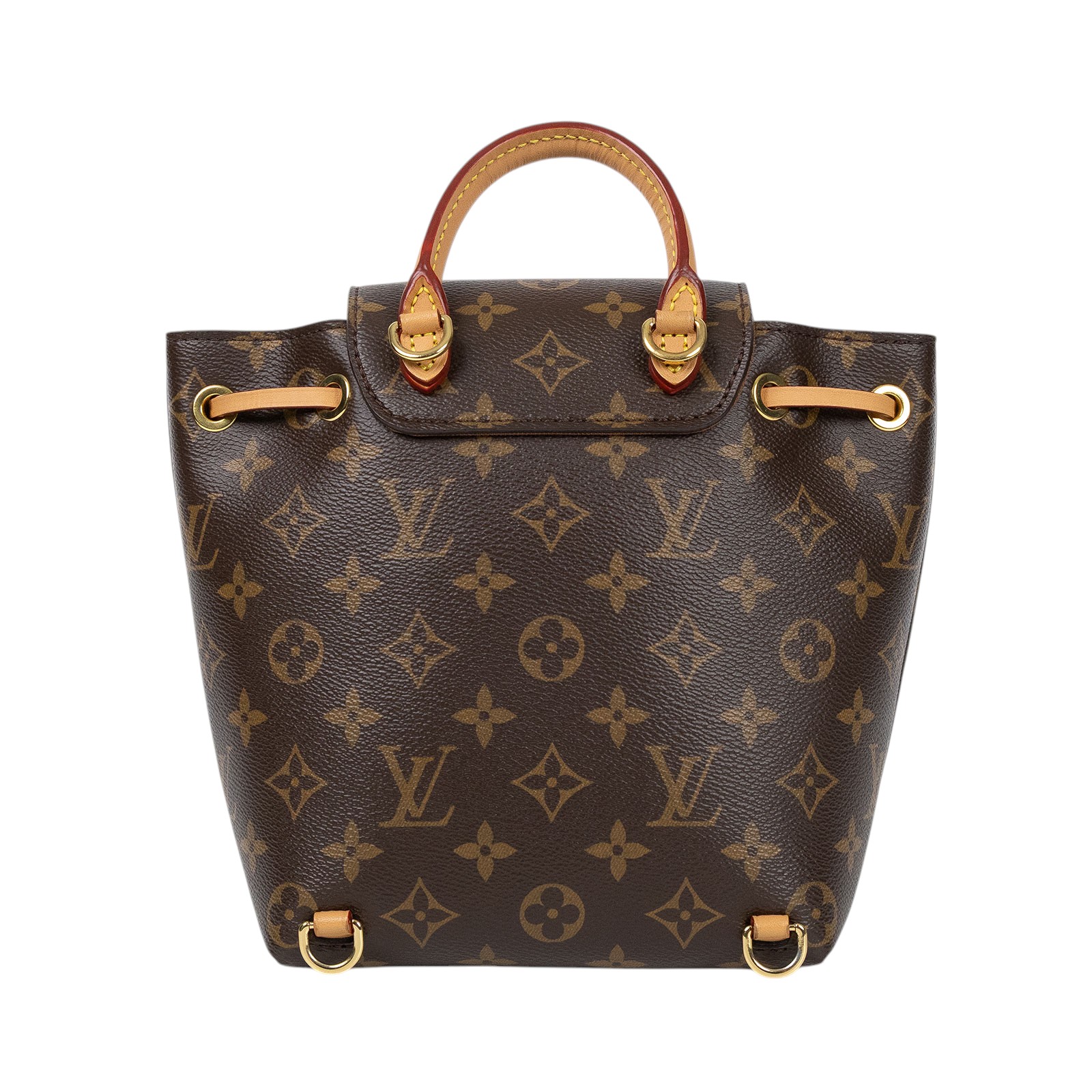 路易威登 LOUIS VUITTON Montsouris BB 經典帆布 後背包 M45502 晶片款 原花MONTSOURIS BB 原廠盒子/防塵袋