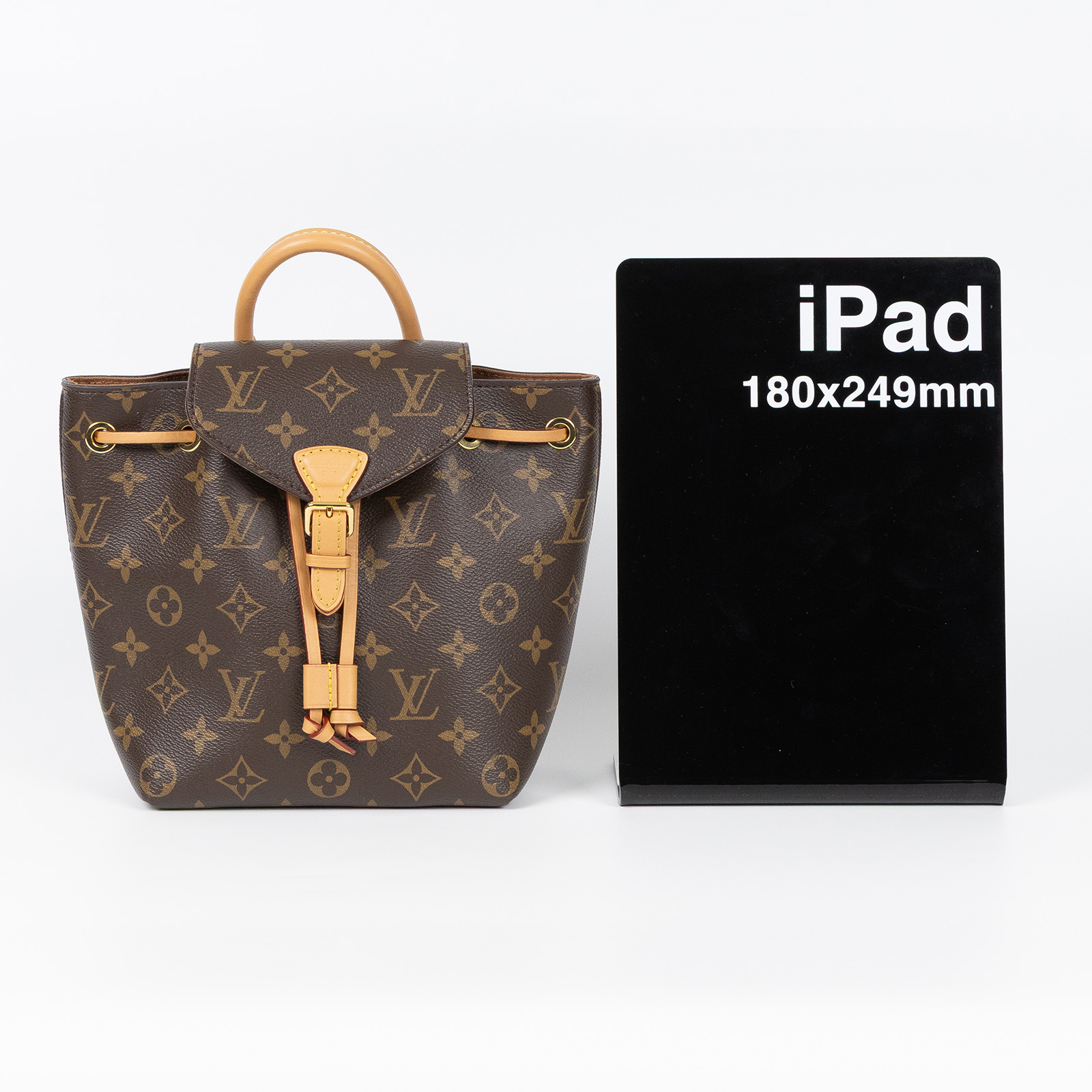 路易威登 LOUIS VUITTON Montsouris BB 經典帆布 後背包 M45502 晶片款 原花MONTSOURIS BB 原廠盒子/防塵袋