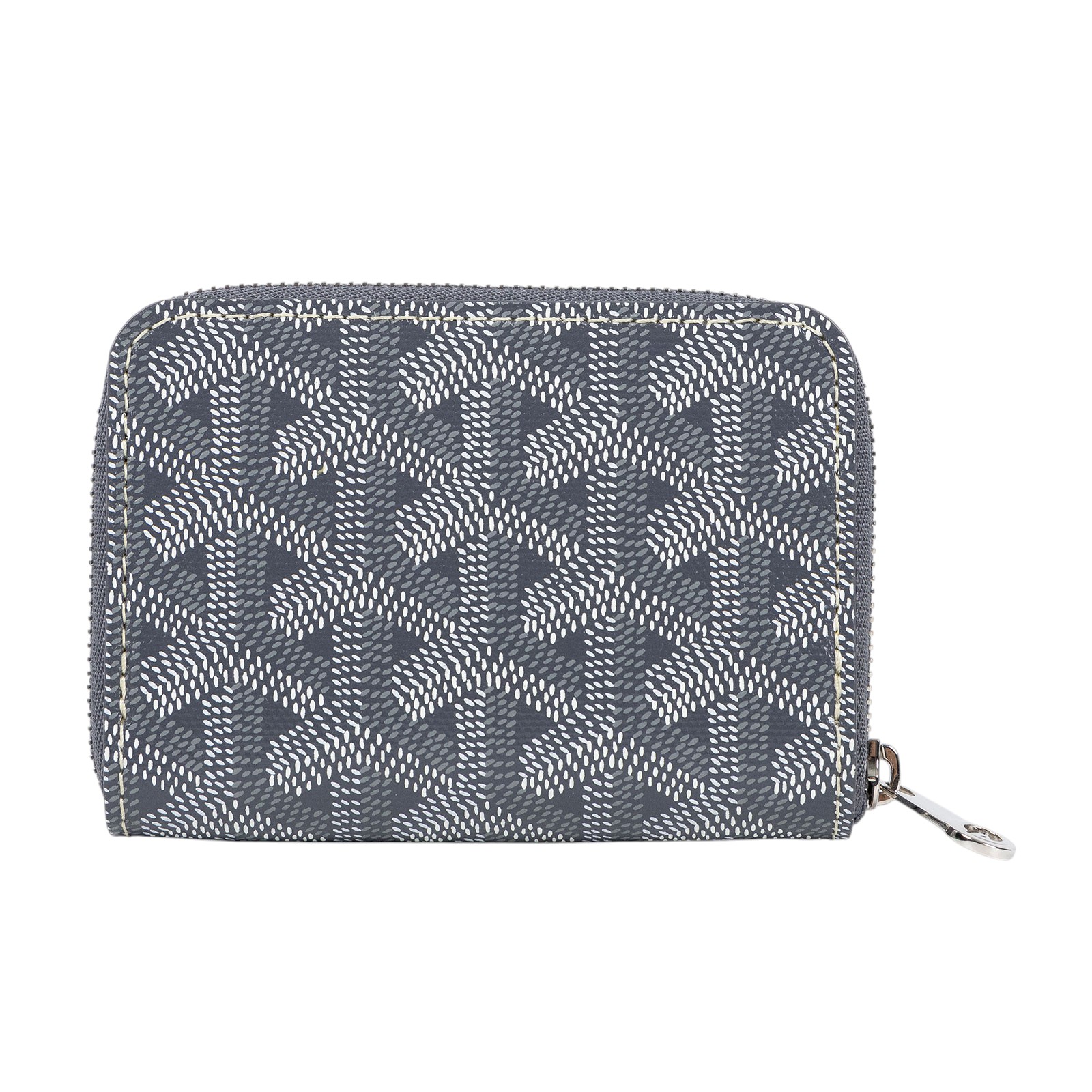 高雅德 GOYARD Matignon Mini Wallet 錢包 拉鍊 短夾 MATIGNMINTY 灰拉鍊零錢包 原廠盒子