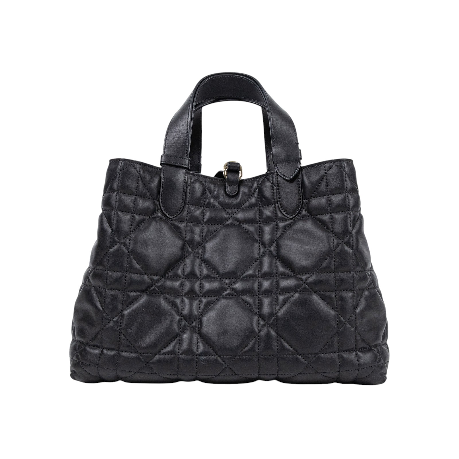 迪奧 CHRISTIAN DIOR Dior Toujours 中型 手提袋 小牛皮 M2821 黑TOUJOURS托特包 原廠盒子/防塵袋/保證卡