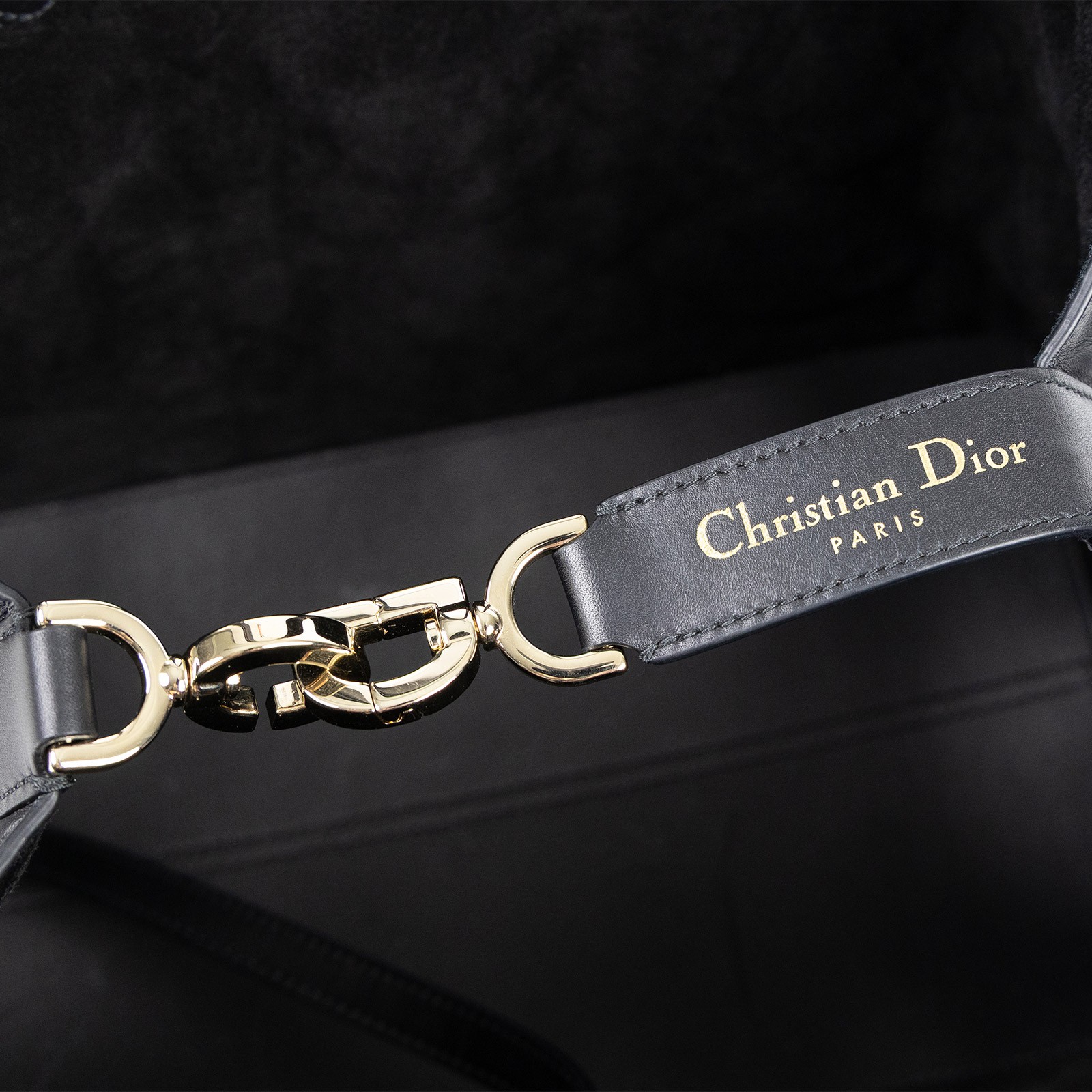 迪奧 CHRISTIAN DIOR Dior Toujours 中型 手提袋 小牛皮 M2821 黑TOUJOURS托特包 原廠盒子/防塵袋/保證卡