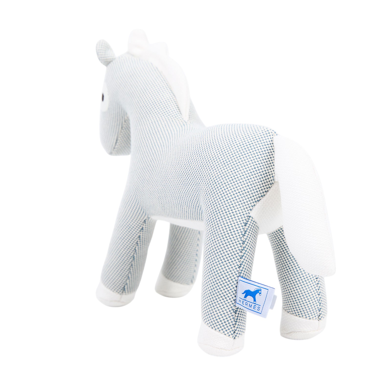 愛馬仕 Hermes Epopee 小馬玩偶 納蒂埃藍 H103521Mv02 納蒂埃藍Epopee小馬玩偶 原廠盒子