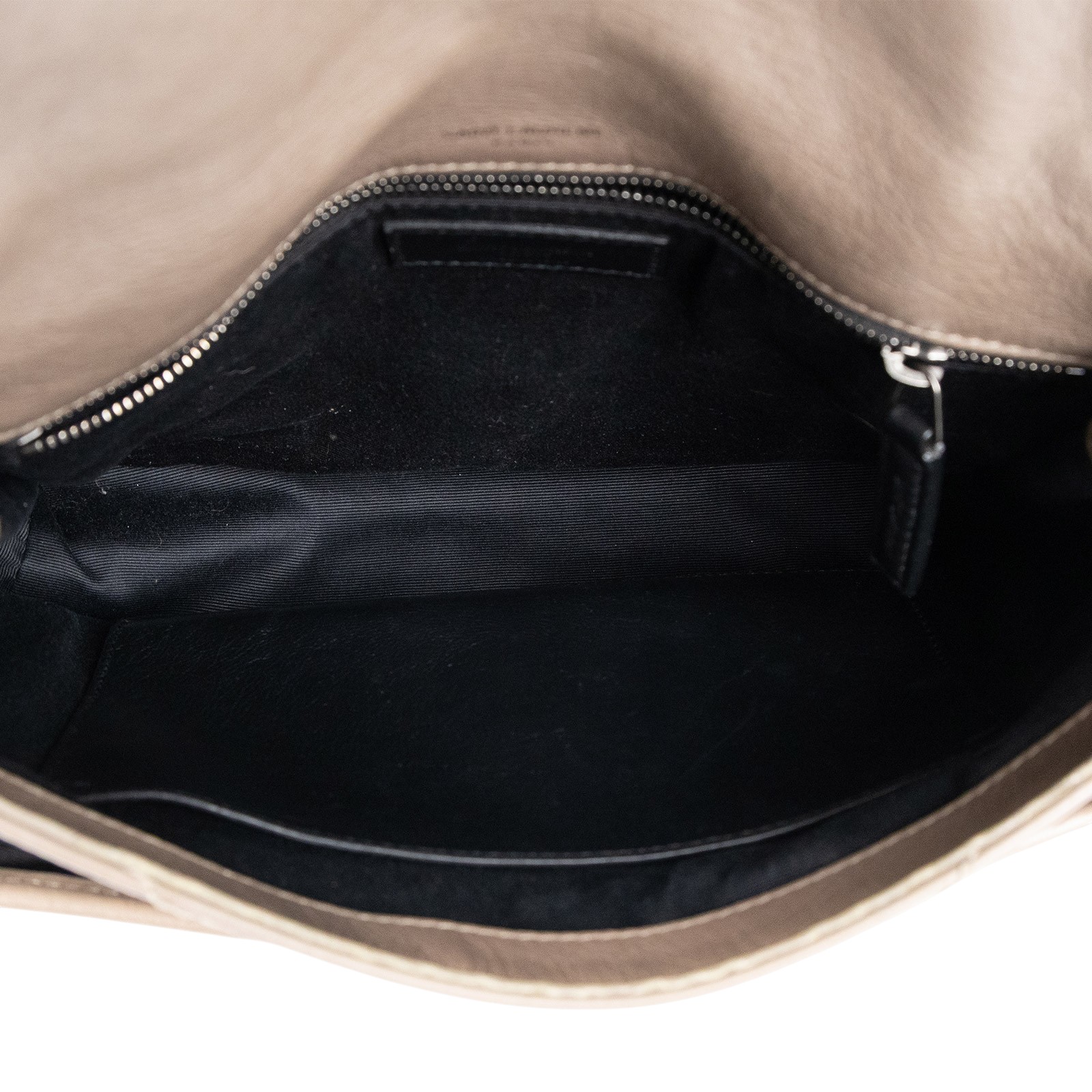 聖羅蘭 YSL SAINT LAURENT Niki 復古皮革 中型手袋 6331580EN04 灰NIKI中號 無附屬品