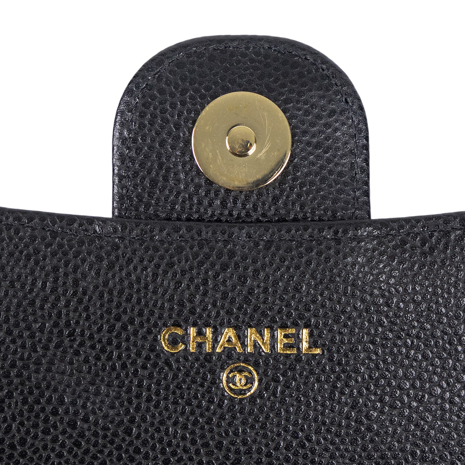 香奈兒 CHANEL 菱格紋 woc 口蓋包  晶片款 黑荔枝多功能WOC 防塵袋