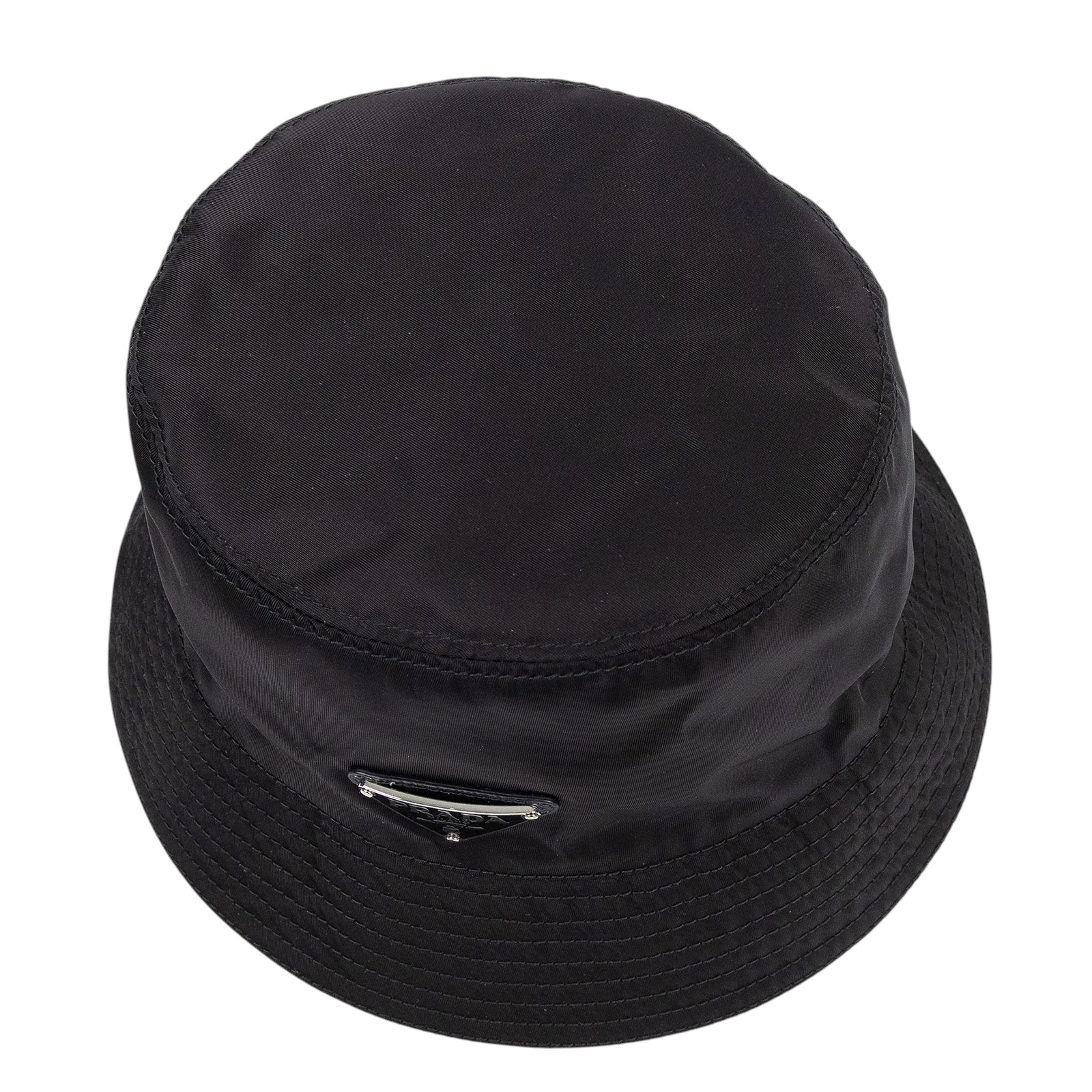 普拉達 PRADA Re-Nylon 漁夫帽 1HC137_2B15_M 黑色漁夫帽 #M 防塵袋