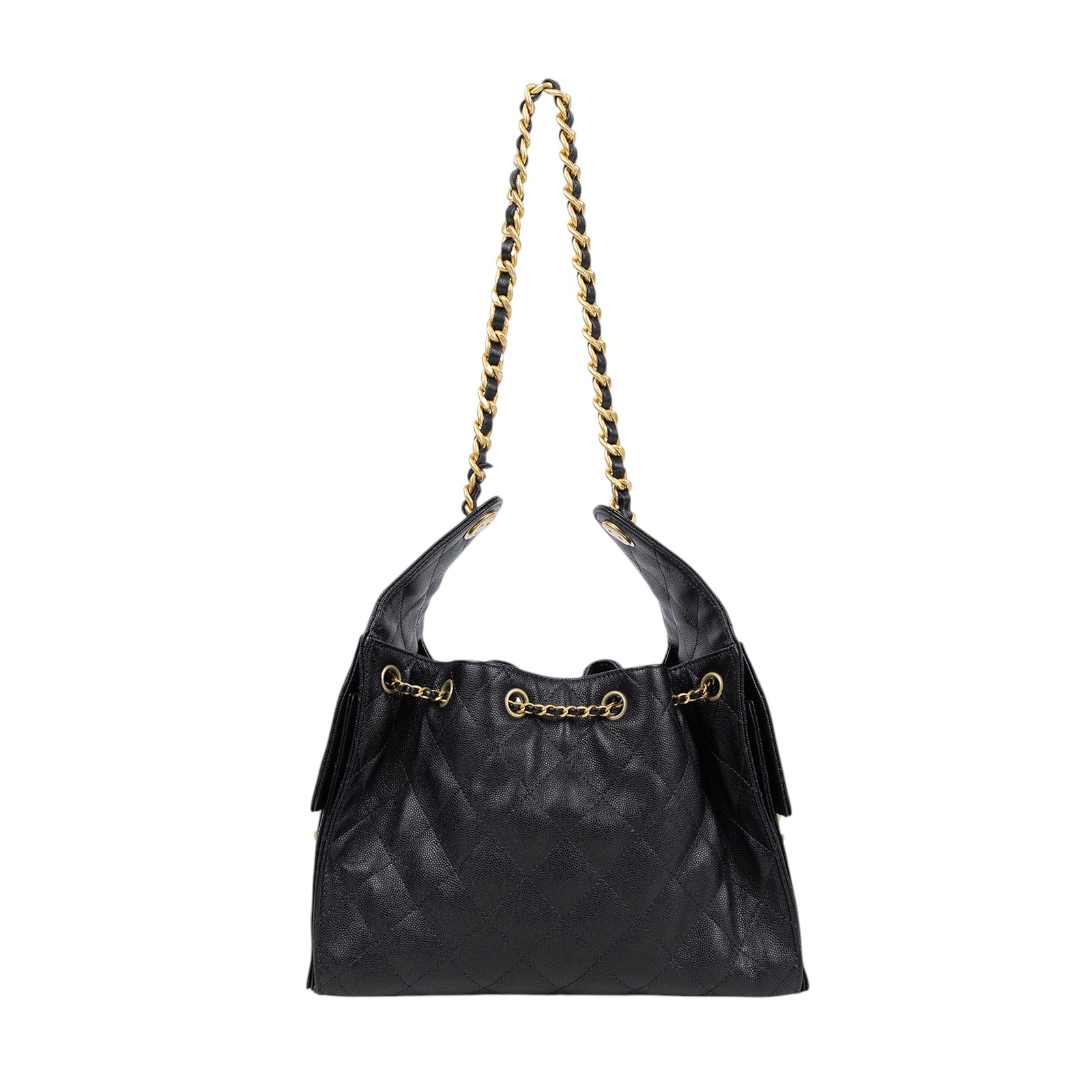 香奈兒 CHANEL 25 小型包 AS5293 B20304 晶片款 黑荔枝25 HOBO包 原廠盒子/ 防塵袋 / 購買證明影本