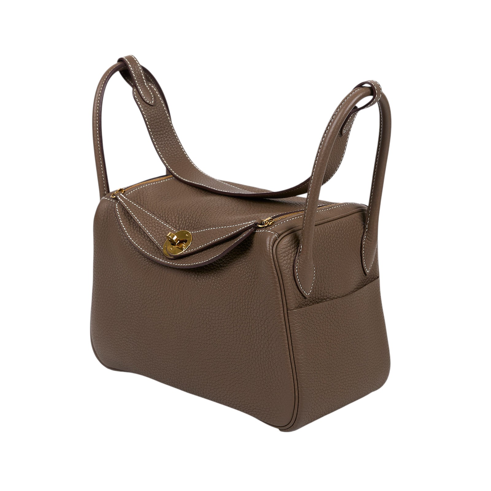 愛馬仕 Hermès Lindy 琳迪包 26 H073428CC18 D刻/H073428CC18 大象灰LINDY26 原廠盒子/ 防塵袋/購買證明