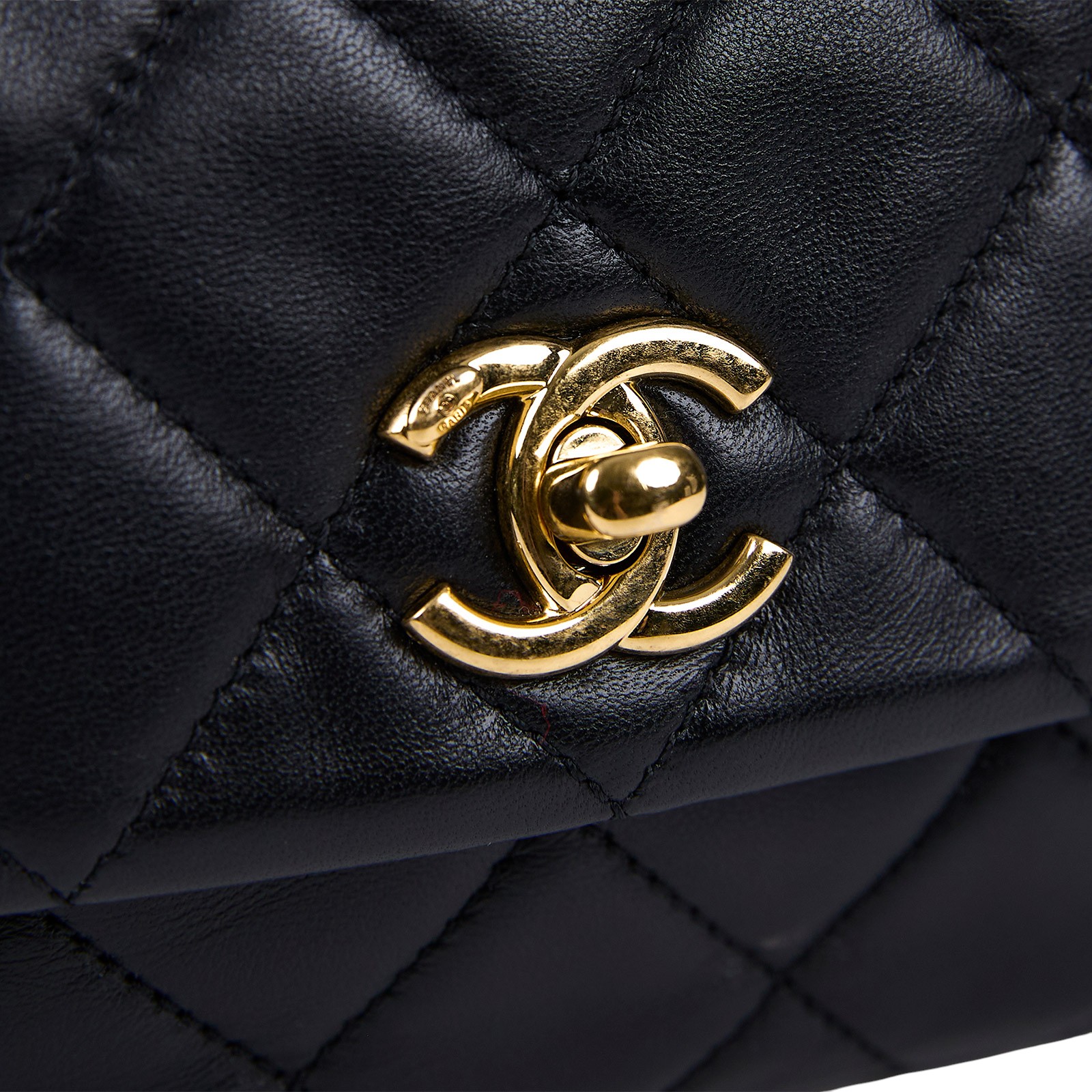 香奈兒 CHANEL 珠寶鍊 口蓋包 AS3479 晶片款 黑羊金釦珠寶鍊 季節款 原廠盒子/防塵袋/購買證明