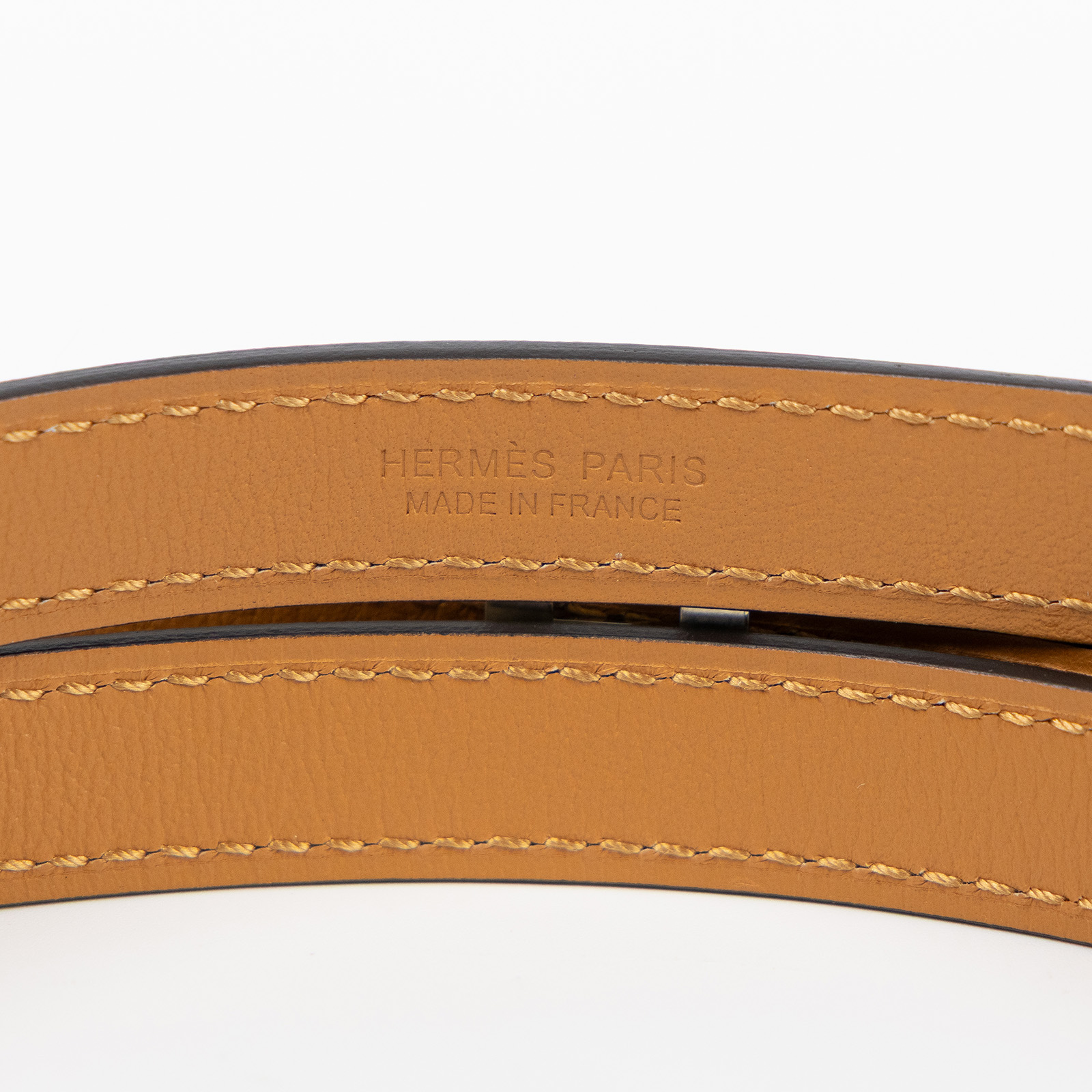 愛馬仕 Hermes Pop H 15 腰帶 粉筆白 銀色扣 H081087CK10075 POP米白細皮帶 #75 無附屬品