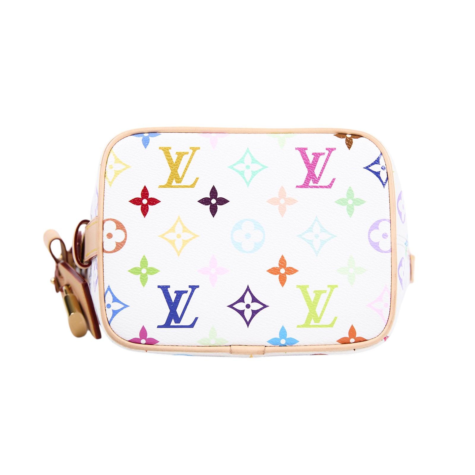 路易威登 LOUIS VUITTON TM 村上隆聯名 All In BB 手提包 M13089 晶片款 白彩ALL IN BB 防塵袋