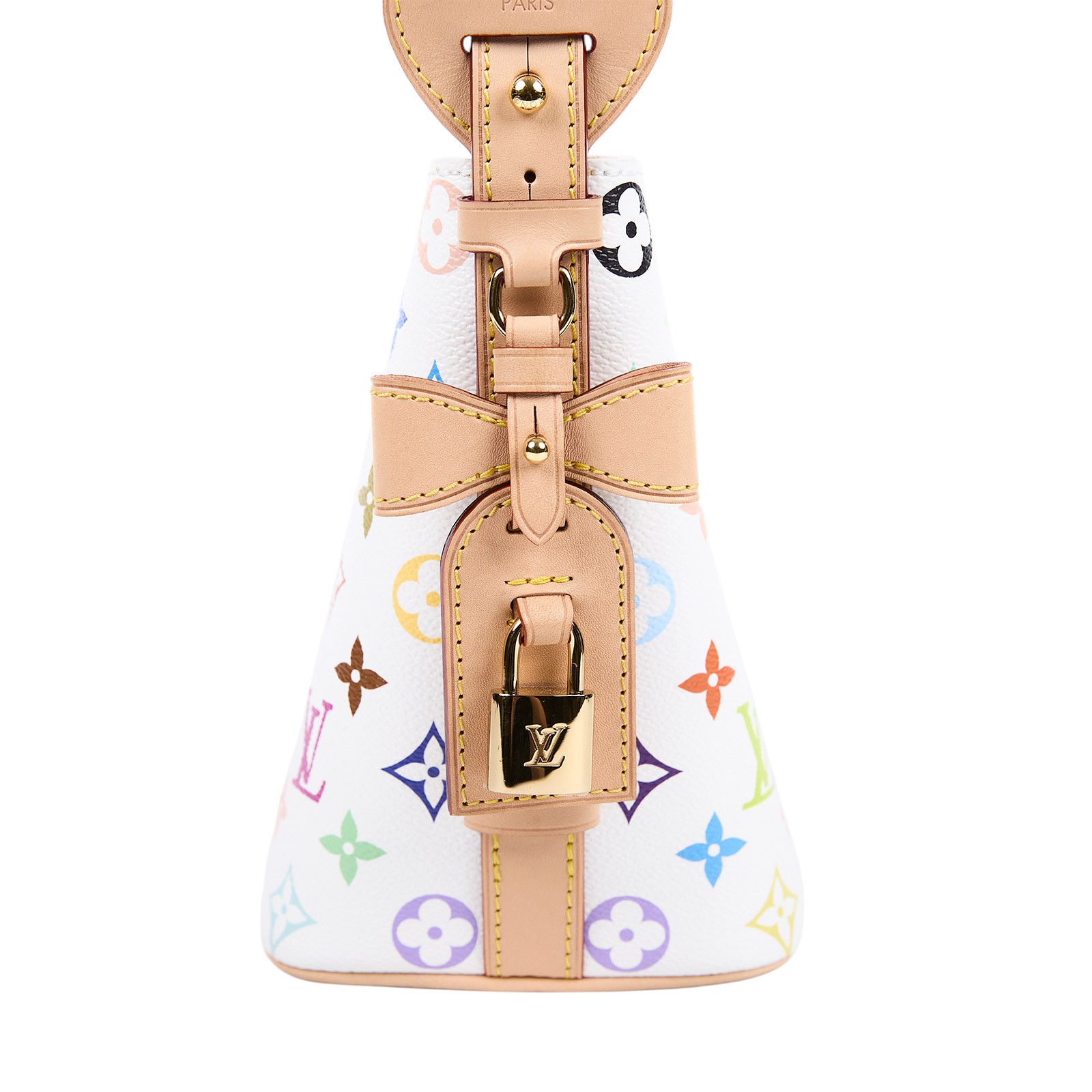 路易威登 LOUIS VUITTON TM 村上隆聯名 All In BB 手提包 M13089 晶片款 白彩ALL IN BB 防塵袋