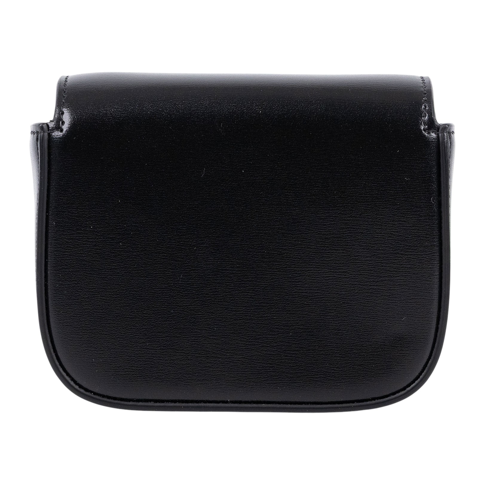 思琳 CELINE Claude 亮澤牛皮革 迷你 手袋 10I513DPV 黑MINI TRIOMPHE 原廠盒子/ 防塵袋