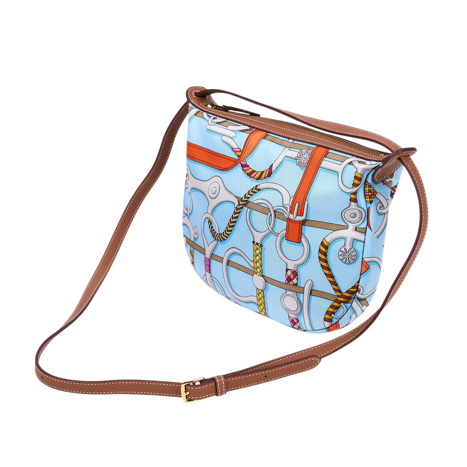 愛馬仕 Hermès Sursoie To Go 收納包 天藍色 H085183CCAB W刻  原廠盒子/防塵袋/購買證明