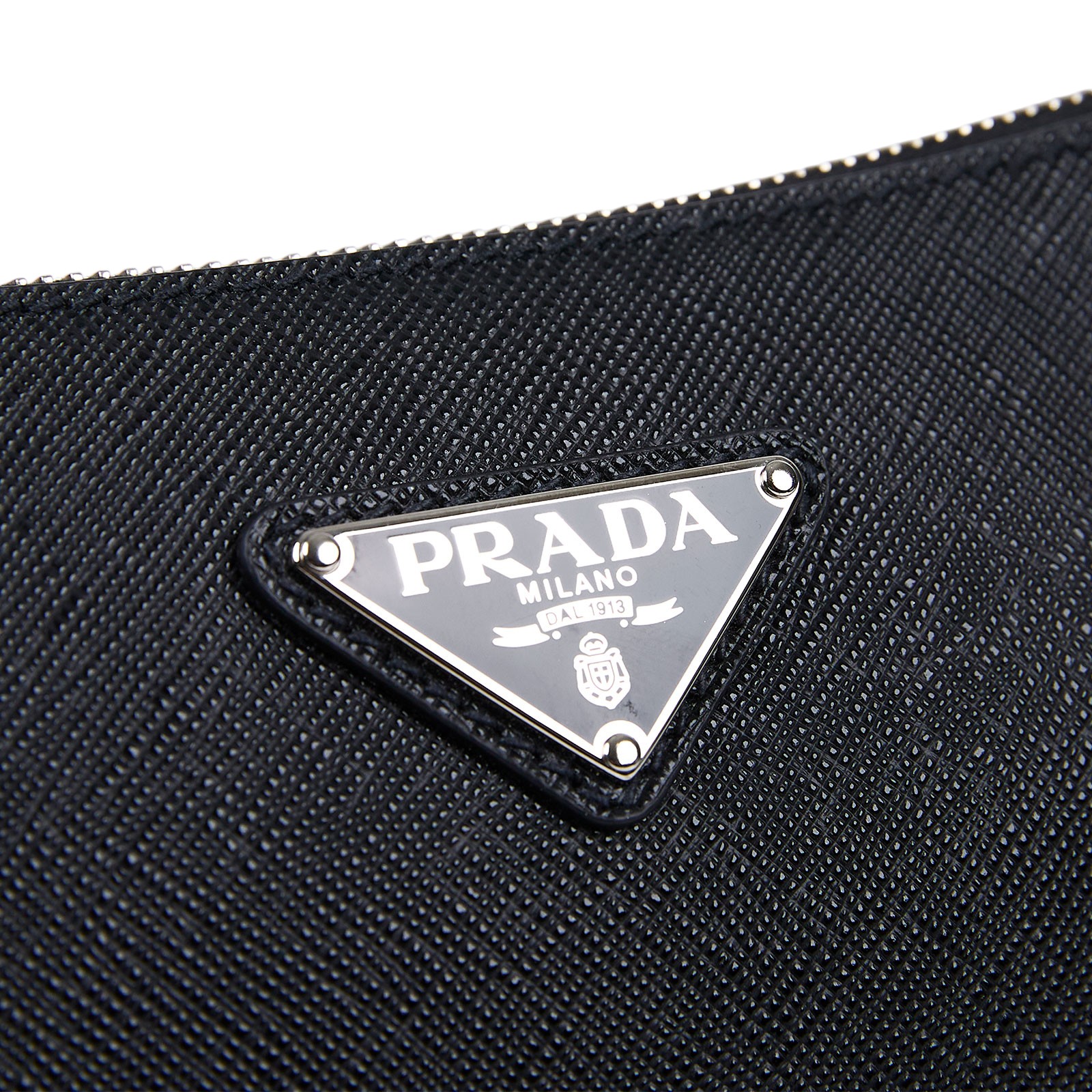 普拉達 PRADA 皮革肩背袋 2VH113_9Z2 黑全皮三合一斜背包 防塵袋