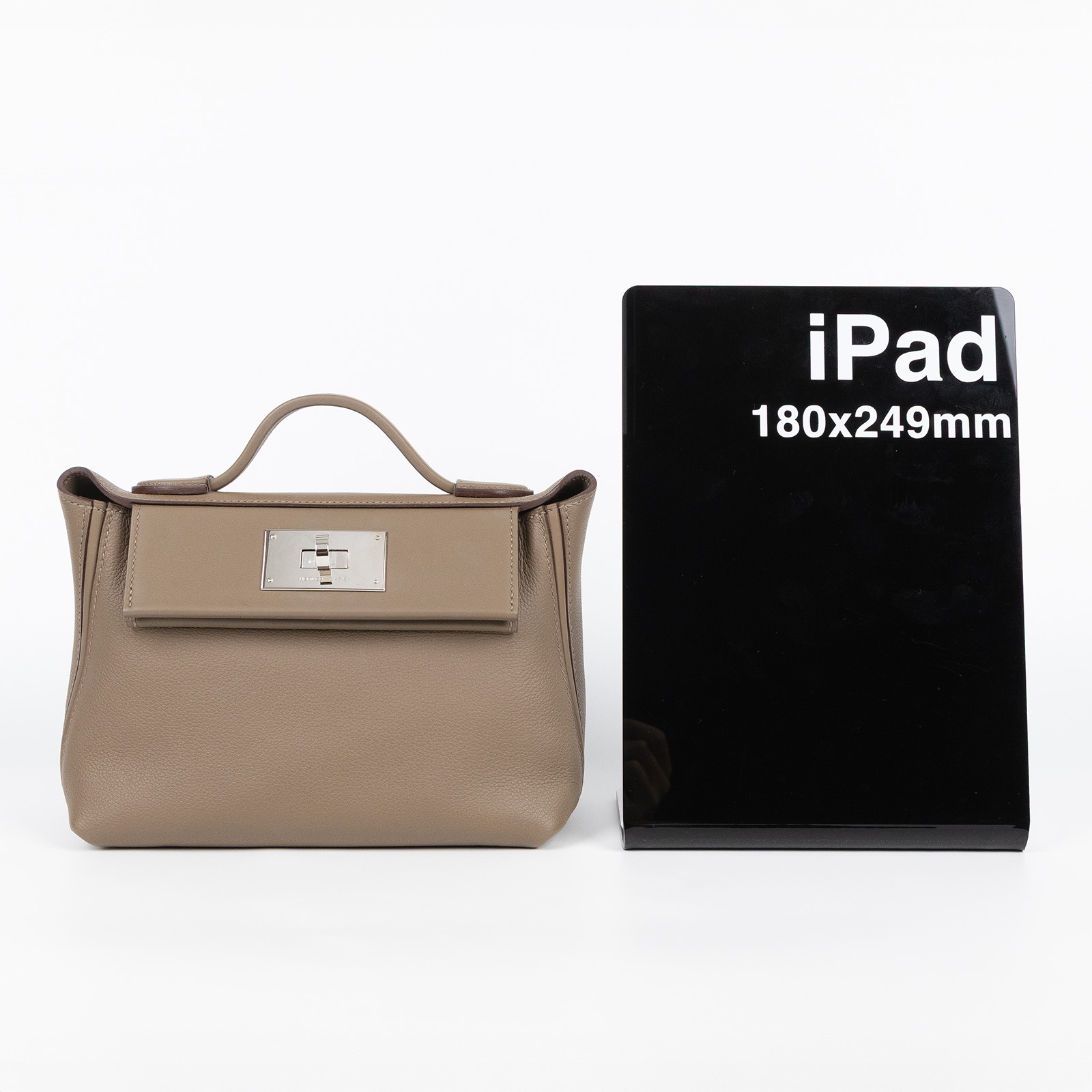 愛馬仕 Hermès 24/24 21 Mini 手提包 大象灰 H082153CKBH WAP339TM/H082153CKBH  原廠盒子/防塵袋/購買證明/背帶