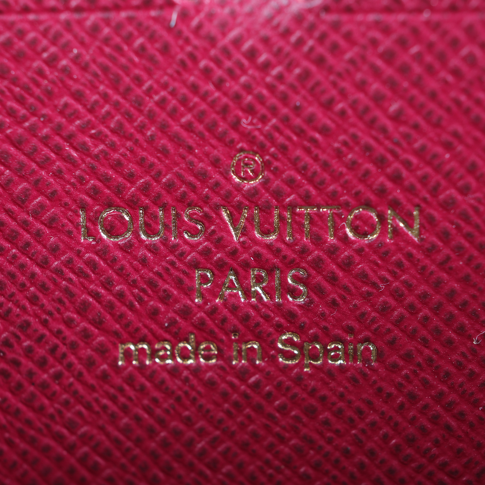 路易威登 LOUIS VUITTON Clémence 錢包 拉鍊 長夾 經典帆布 紫紅色 M60742 晶片款 莓紅原花拉鍊長夾 防塵袋/原廠盒子