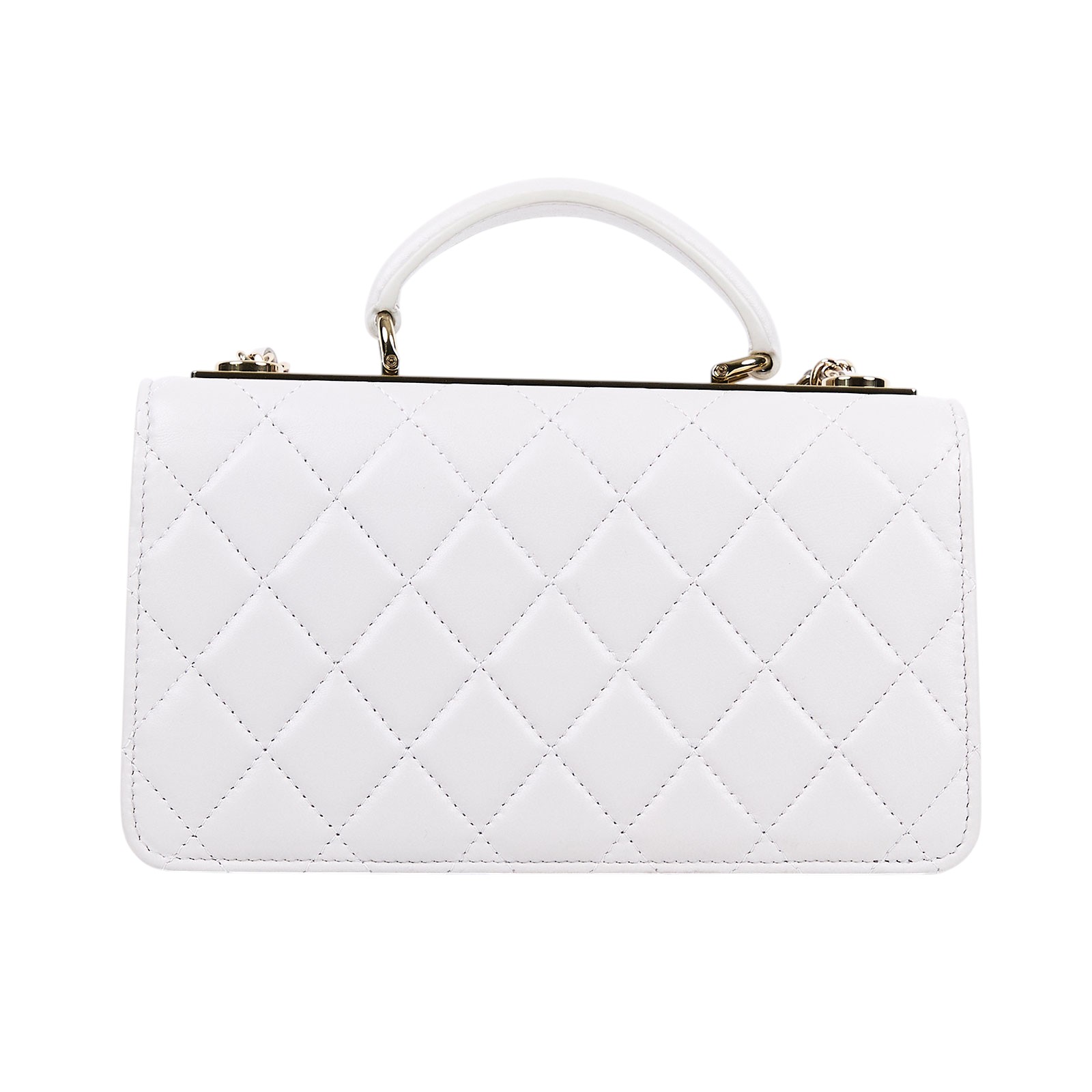 香奈兒 CHANEL Coco Handle 24 荔枝皮 鍊帶 手提口蓋包 粉橘色 AP4184 Y60767 淺灰TRENDY CC  HANDLE  WOC 原廠盒子/防塵袋/購買證明