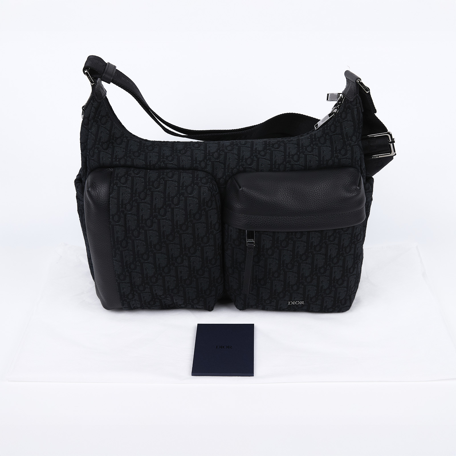 迪奧 CHRISTIAN DIOR Rider Soft 流浪包 中型 1ESME190YKS Rider Soft 中型流浪包 無附屬品