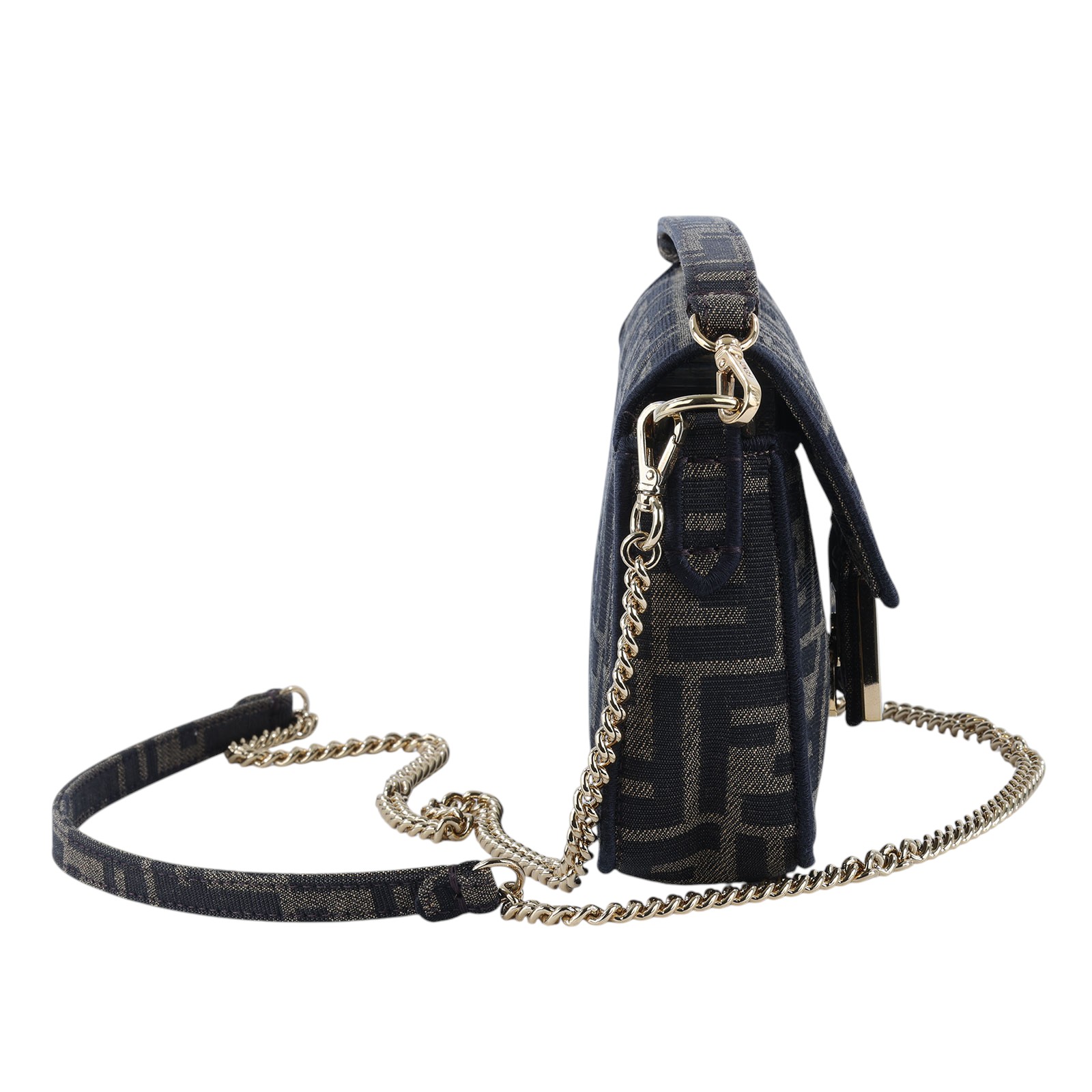 芬迪 FENDI Baguette  8BS017A6V5 原花FF帆布 BAGUETTE MINI 防塵袋