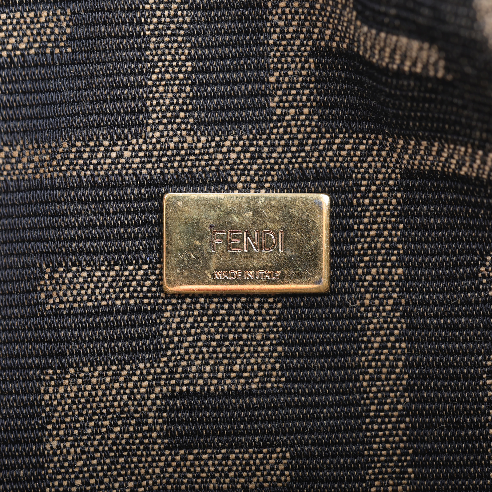 芬迪 FENDI Baguette  8BS017A6V5 原花FF帆布 BAGUETTE MINI 防塵袋