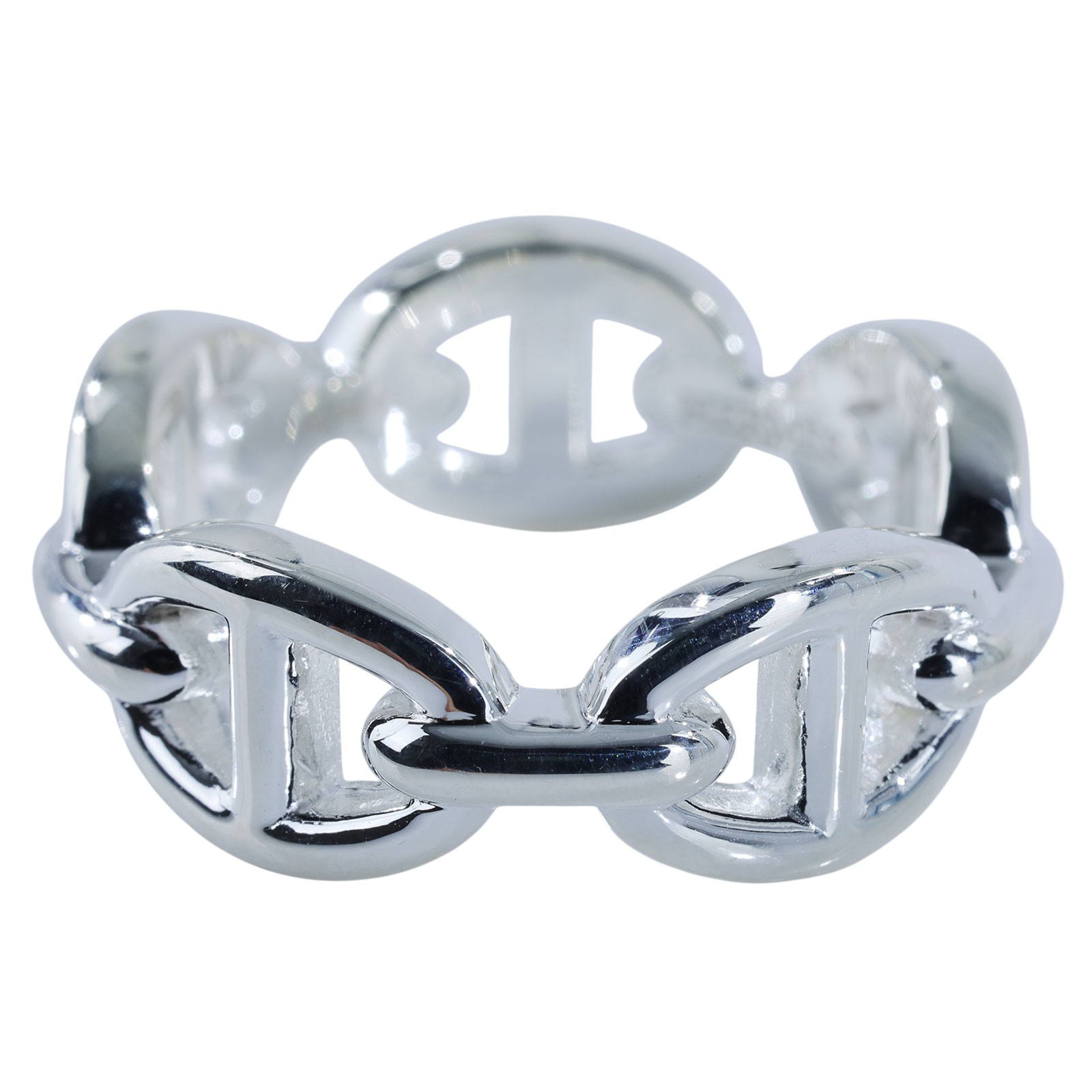 愛馬仕 Hermès Chaine dancre Enchainee 豬鼻子 戒指 H109507Bv00052 23G098819  原廠盒子