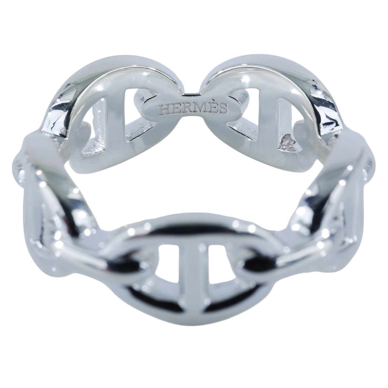 愛馬仕 Hermès Chaine dancre Enchainee 豬鼻子 戒指 H109507Bv00052 23G098819  原廠盒子