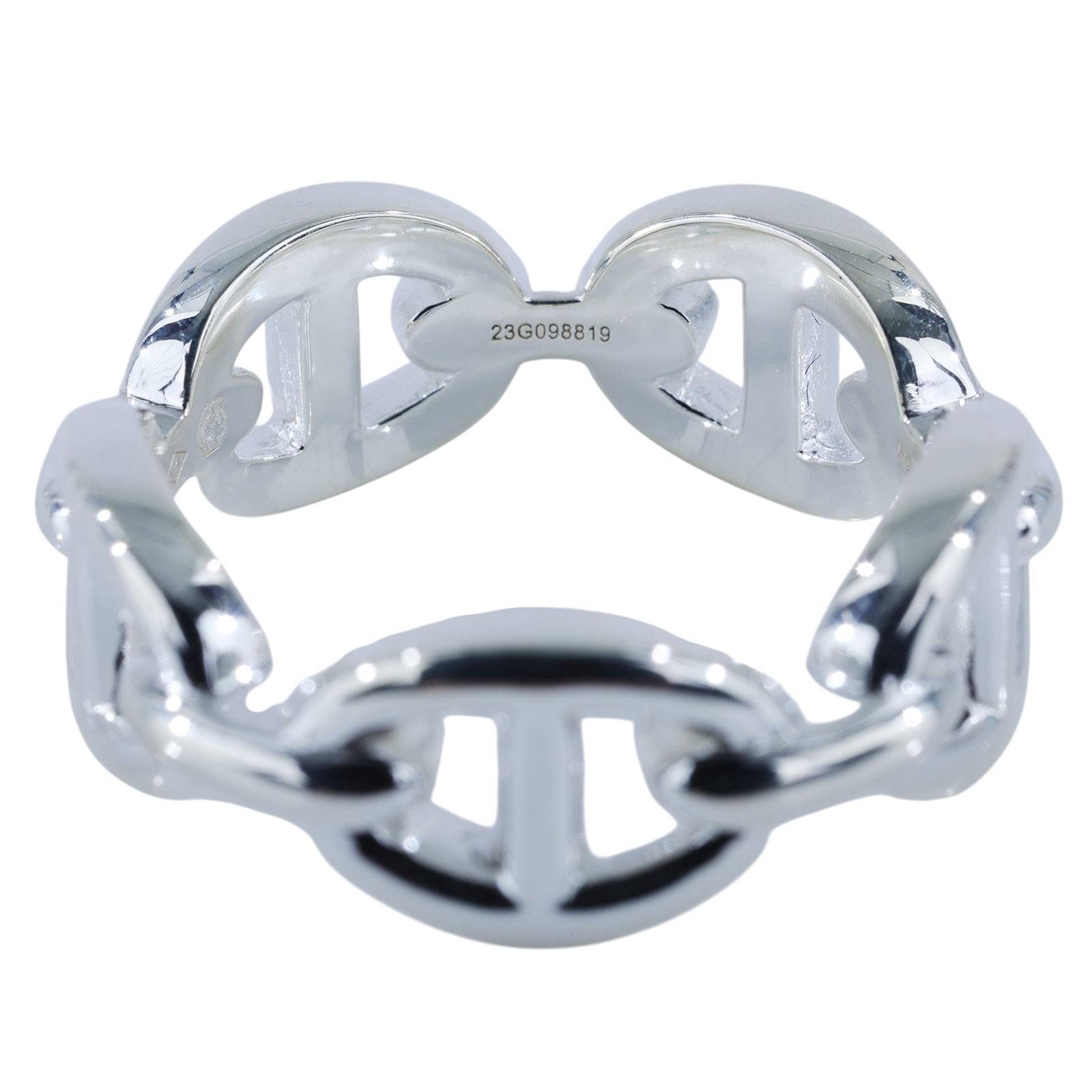 愛馬仕 Hermès Chaine dancre Enchainee 豬鼻子 戒指 H109507Bv00052 23G098819  原廠盒子