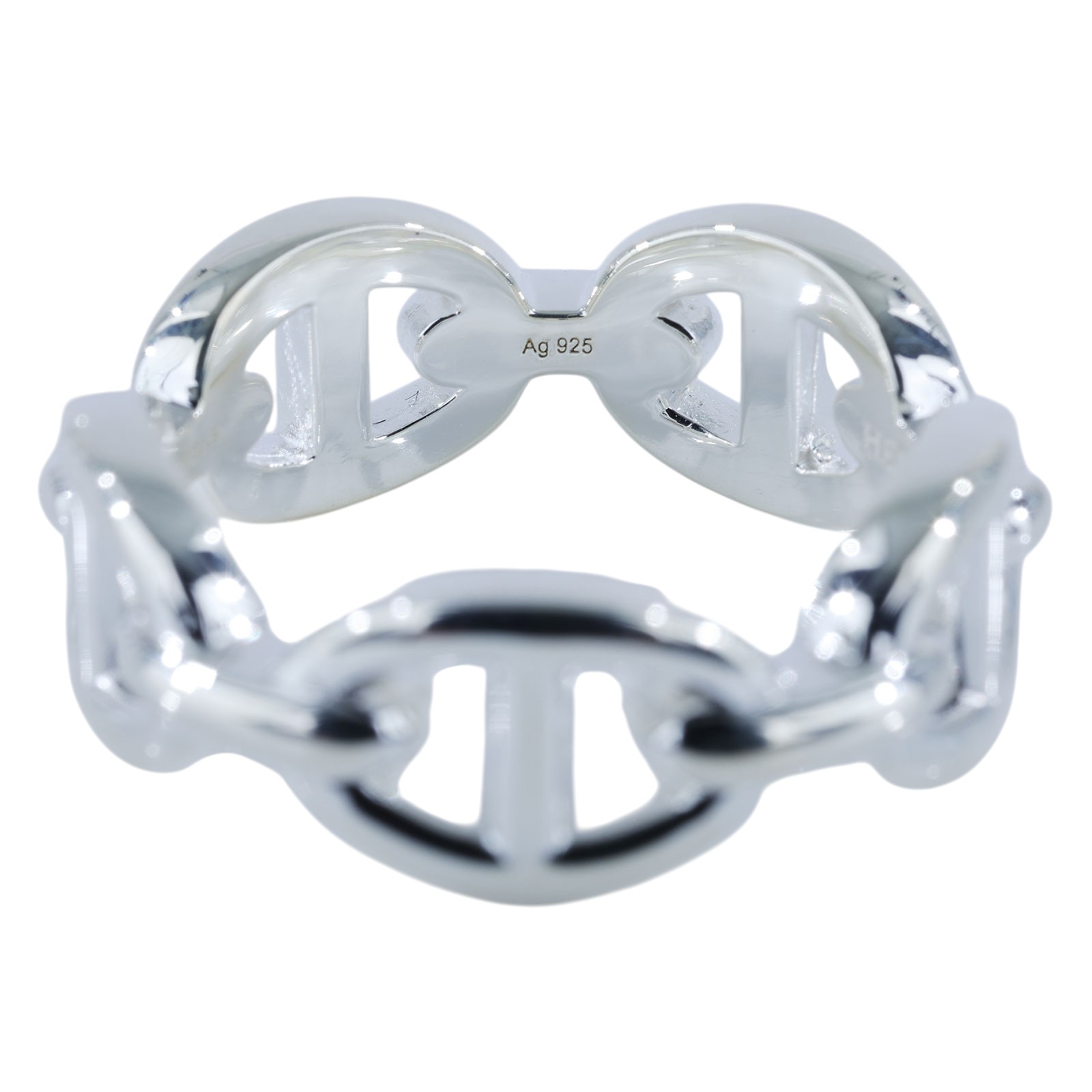 愛馬仕 Hermès Chaine dancre Enchainee 豬鼻子 戒指 H109507Bv00052 23G098819  原廠盒子