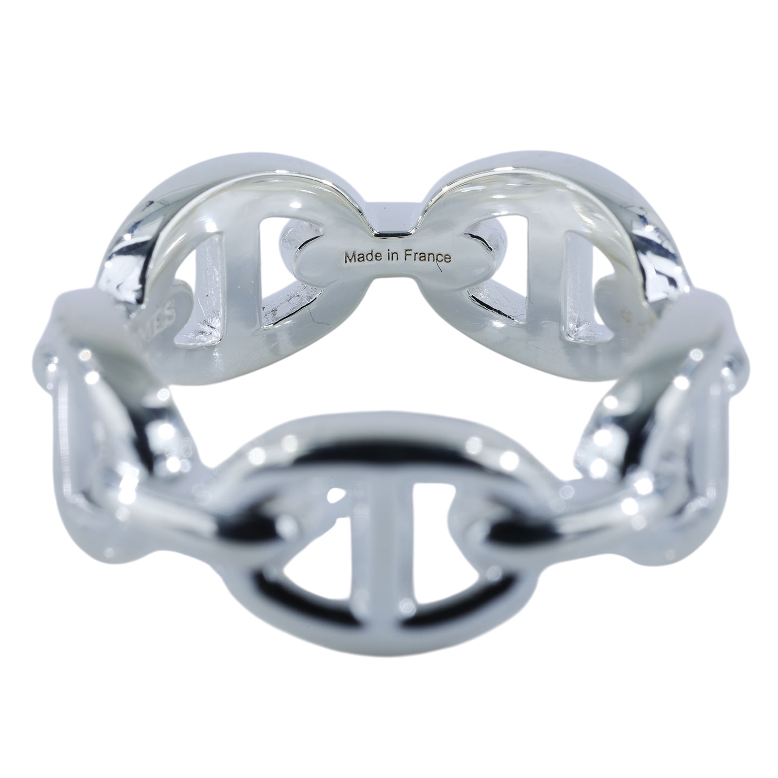 愛馬仕 Hermès Chaine dancre Enchainee 豬鼻子 戒指 H109507Bv00052 23G098819  原廠盒子