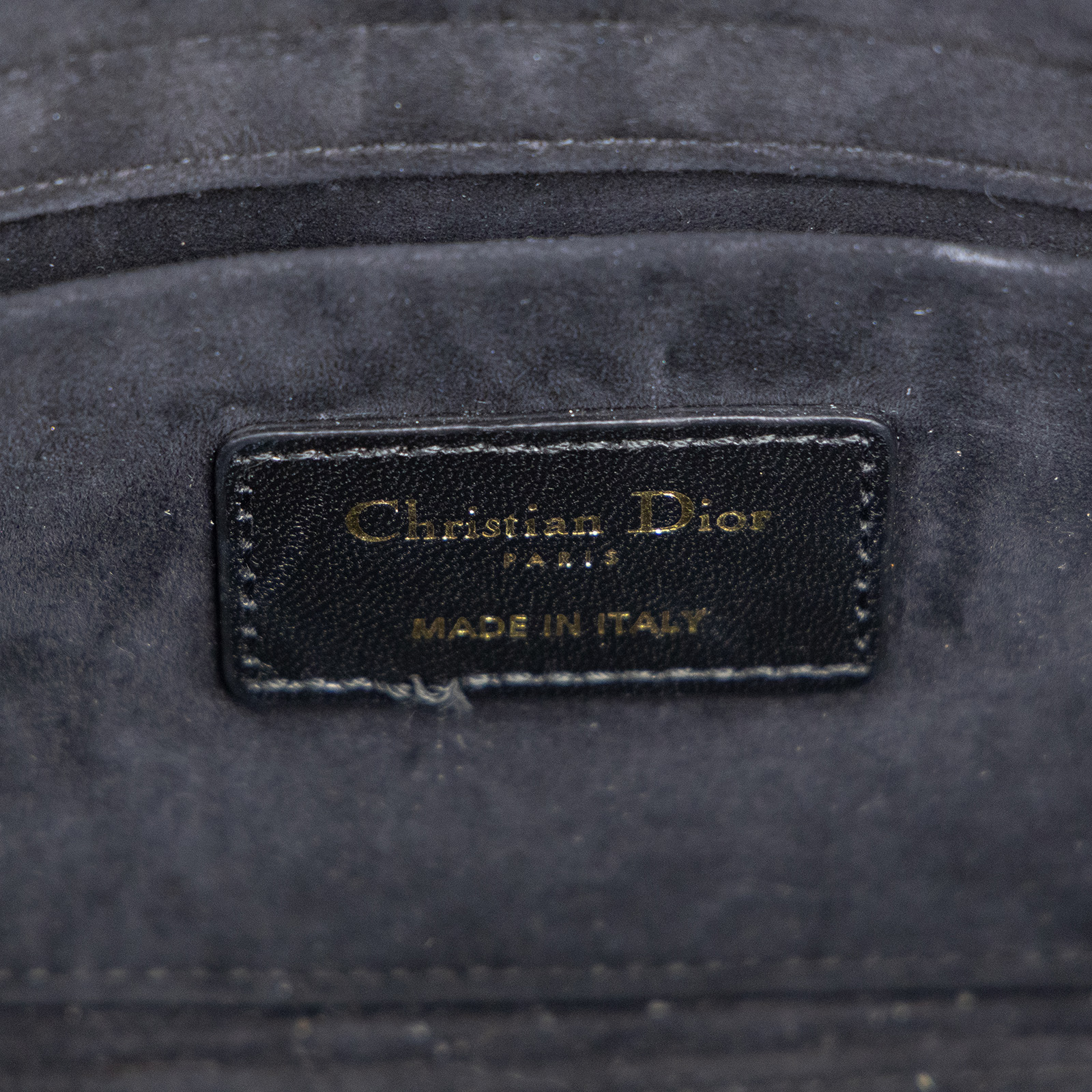 迪奧 CHRISTIAN DIOR Lady D-Joy 中型包 M0540ONGE 黑金D-JOY 無附屬品