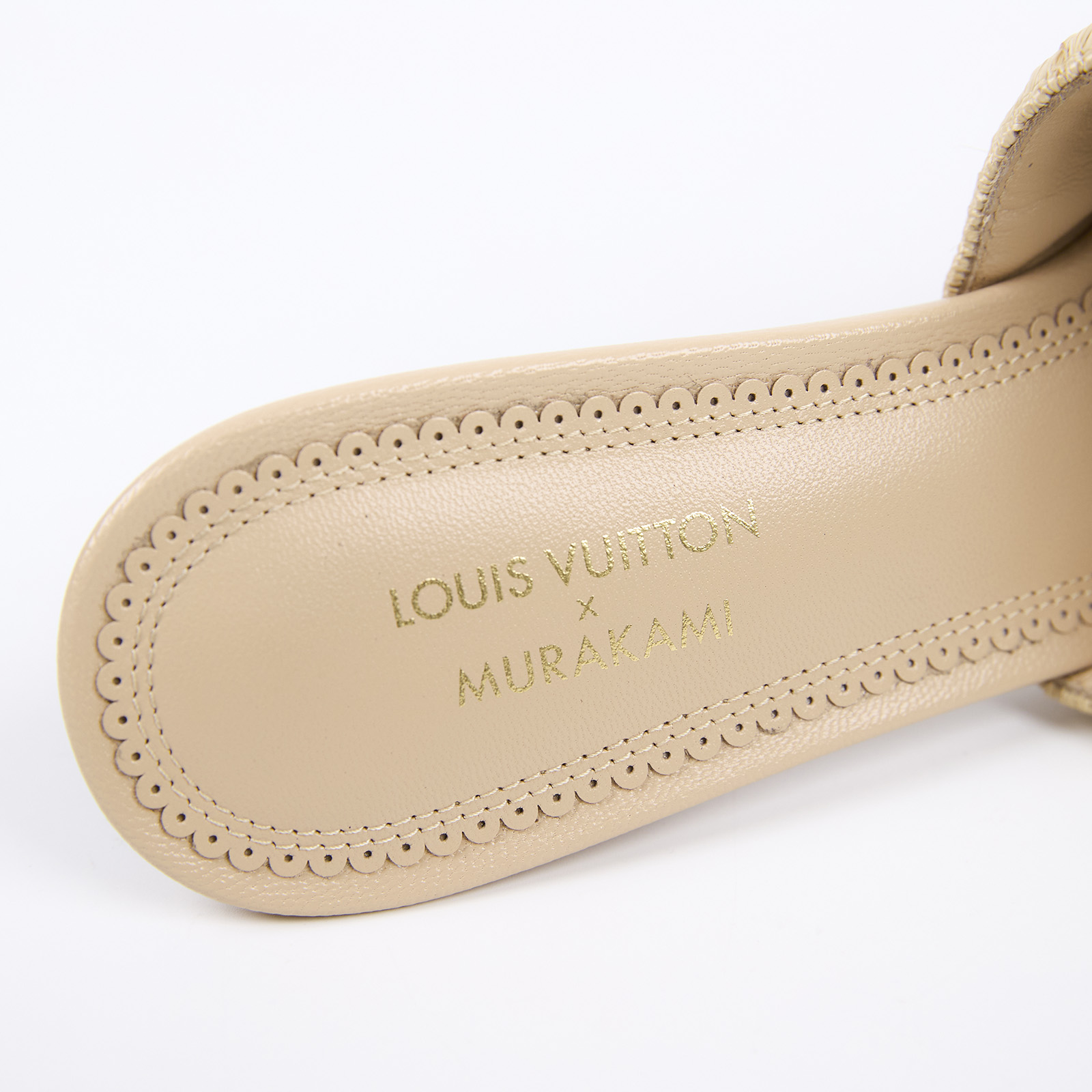 路易威登 LOUIS VUITTON 村上隆聯名 Cherie 涼鞋 1AHLSA 櫻桃涼鞋 #36 無附屬品