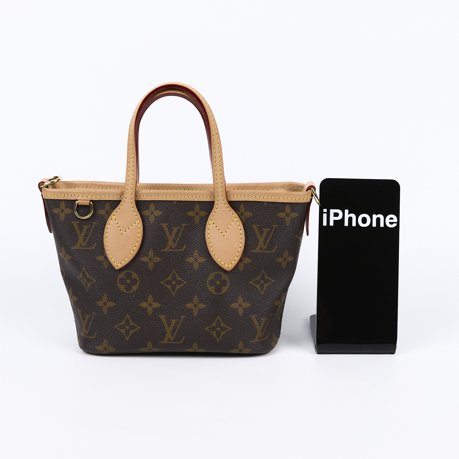 路易威登 LOUIS VUITTON Neverfull BB 單肩包 托特包 M46705 晶片款 原花Neverfull BB 原廠盒子/防塵袋