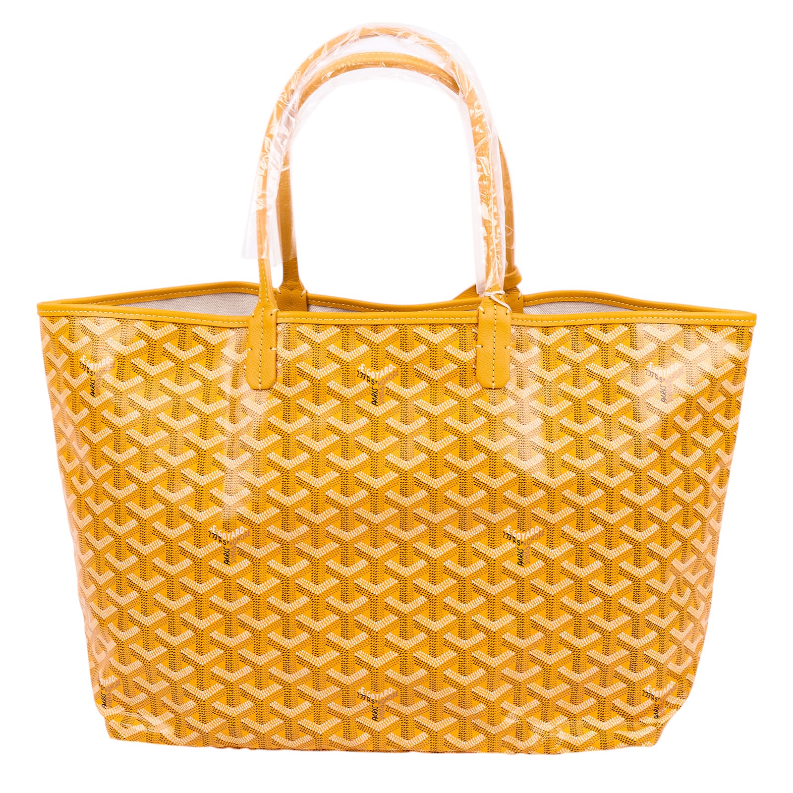 高雅德 GOYARD Saint Louis PM Bag 托特包 STLOUIPMLTY 黃Saint Louis PM 防塵袋/購買證明