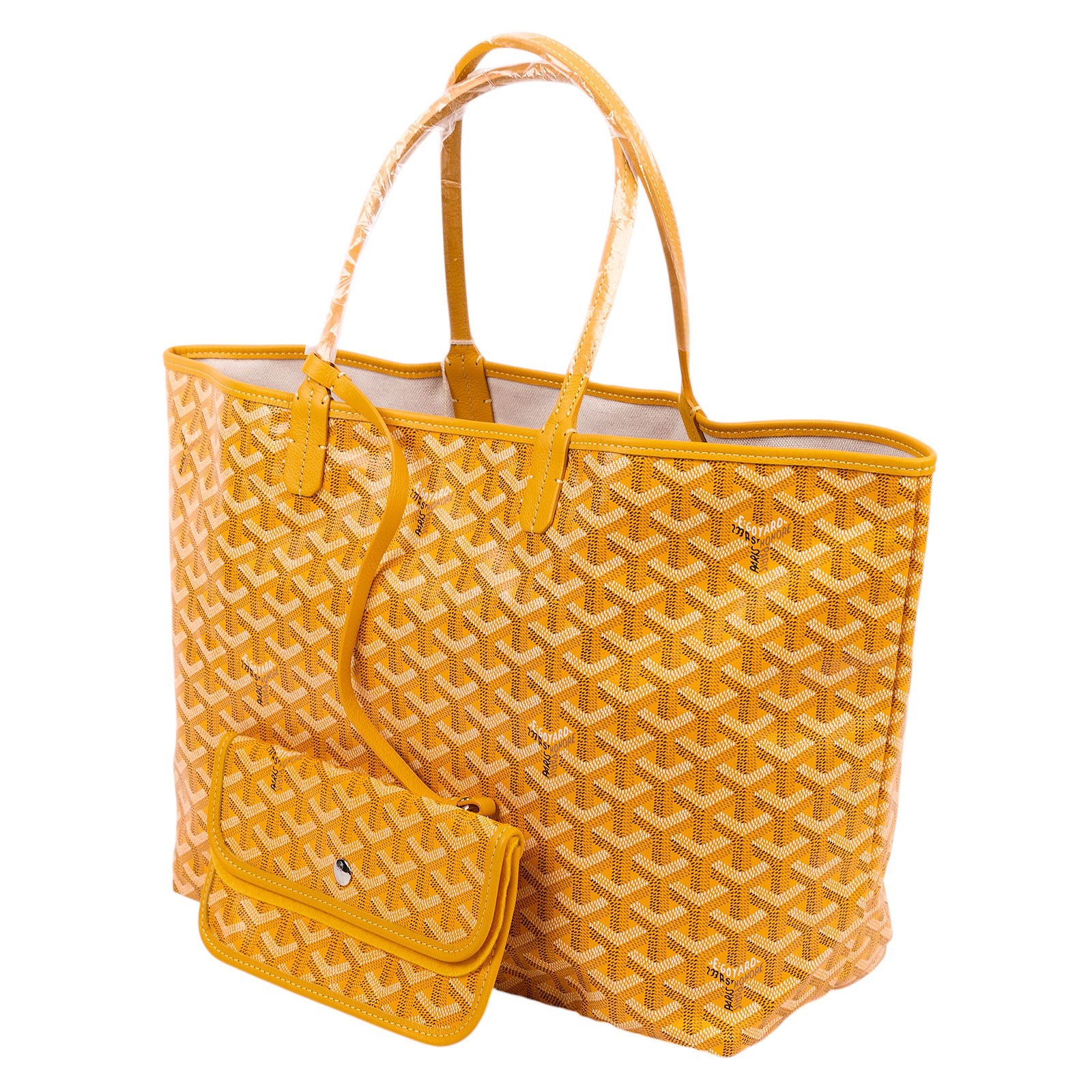 高雅德 GOYARD Saint Louis PM Bag 托特包 STLOUIPMLTY 黃Saint Louis PM 防塵袋/購買證明