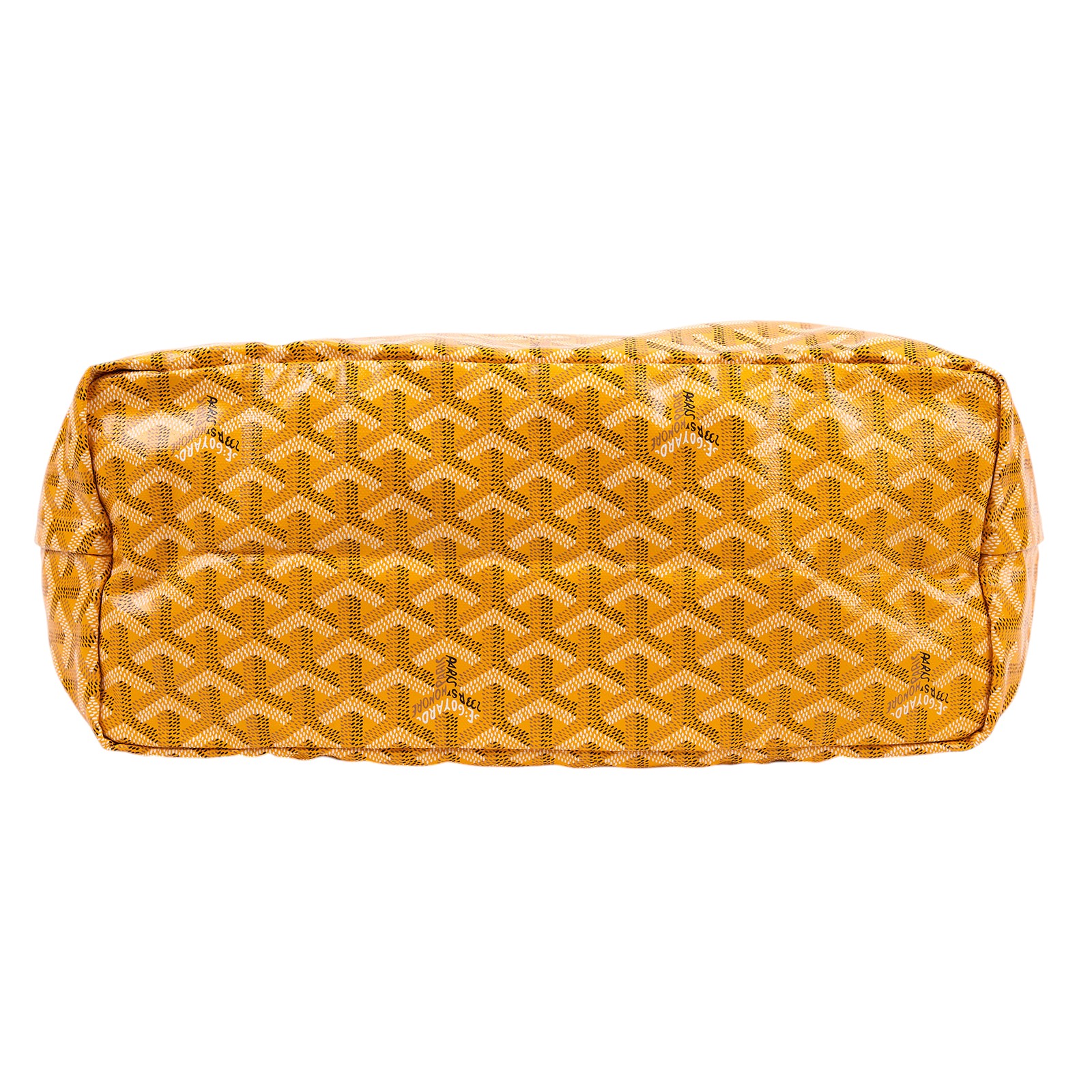 高雅德 GOYARD Saint Louis PM Bag 托特包 STLOUIPMLTY 黃Saint Louis PM 防塵袋/購買證明