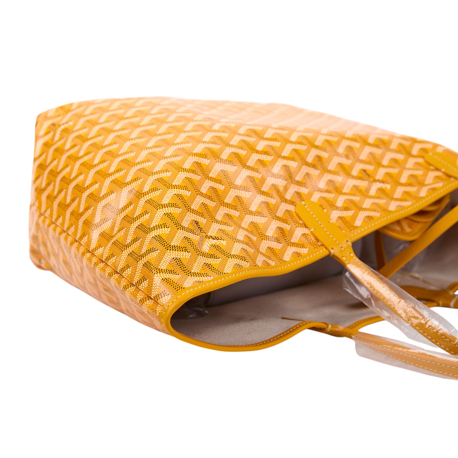 高雅德 GOYARD Saint Louis PM Bag 托特包 STLOUIPMLTY 黃Saint Louis PM 防塵袋/購買證明