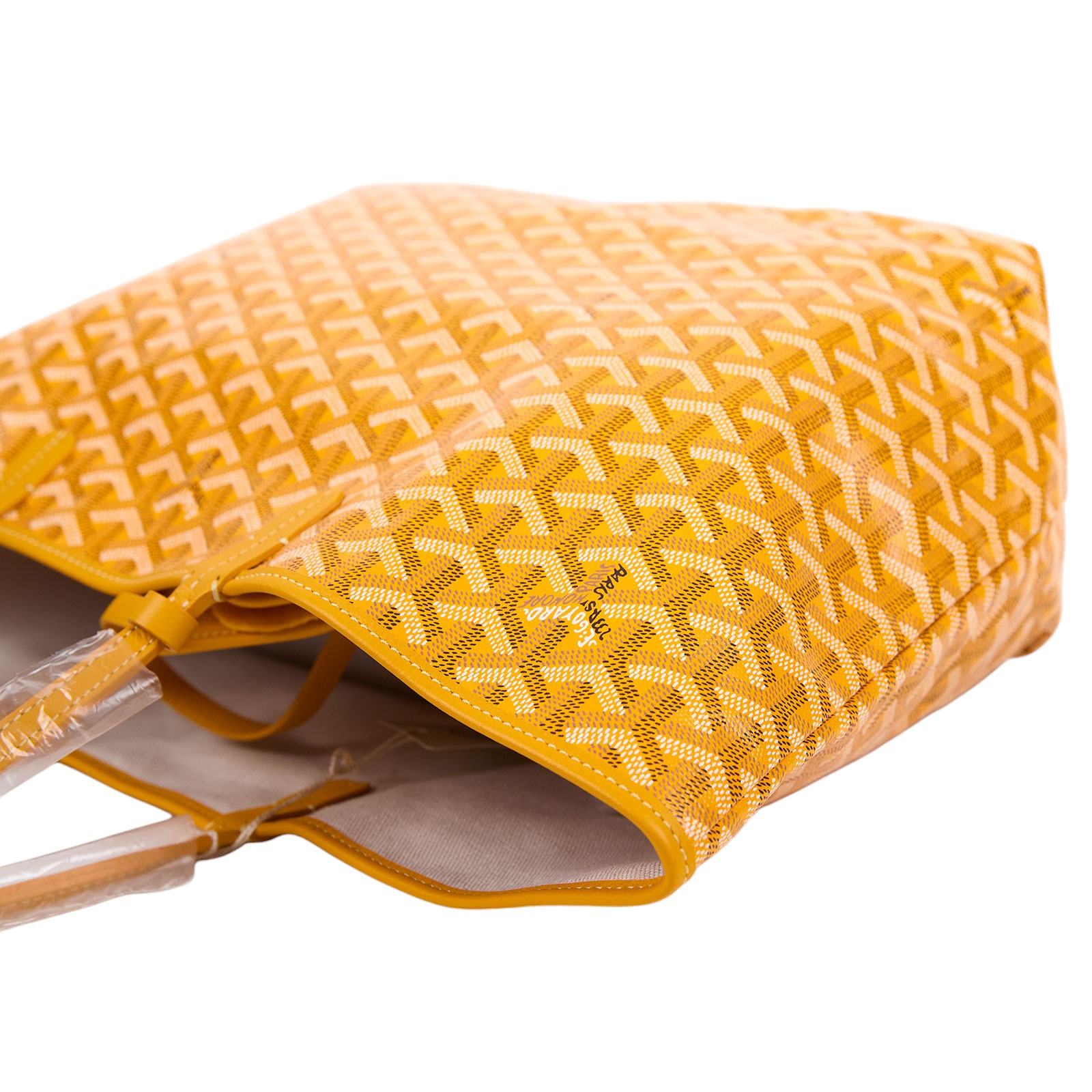 高雅德 GOYARD Saint Louis PM Bag 托特包 STLOUIPMLTY 黃Saint Louis PM 防塵袋/購買證明