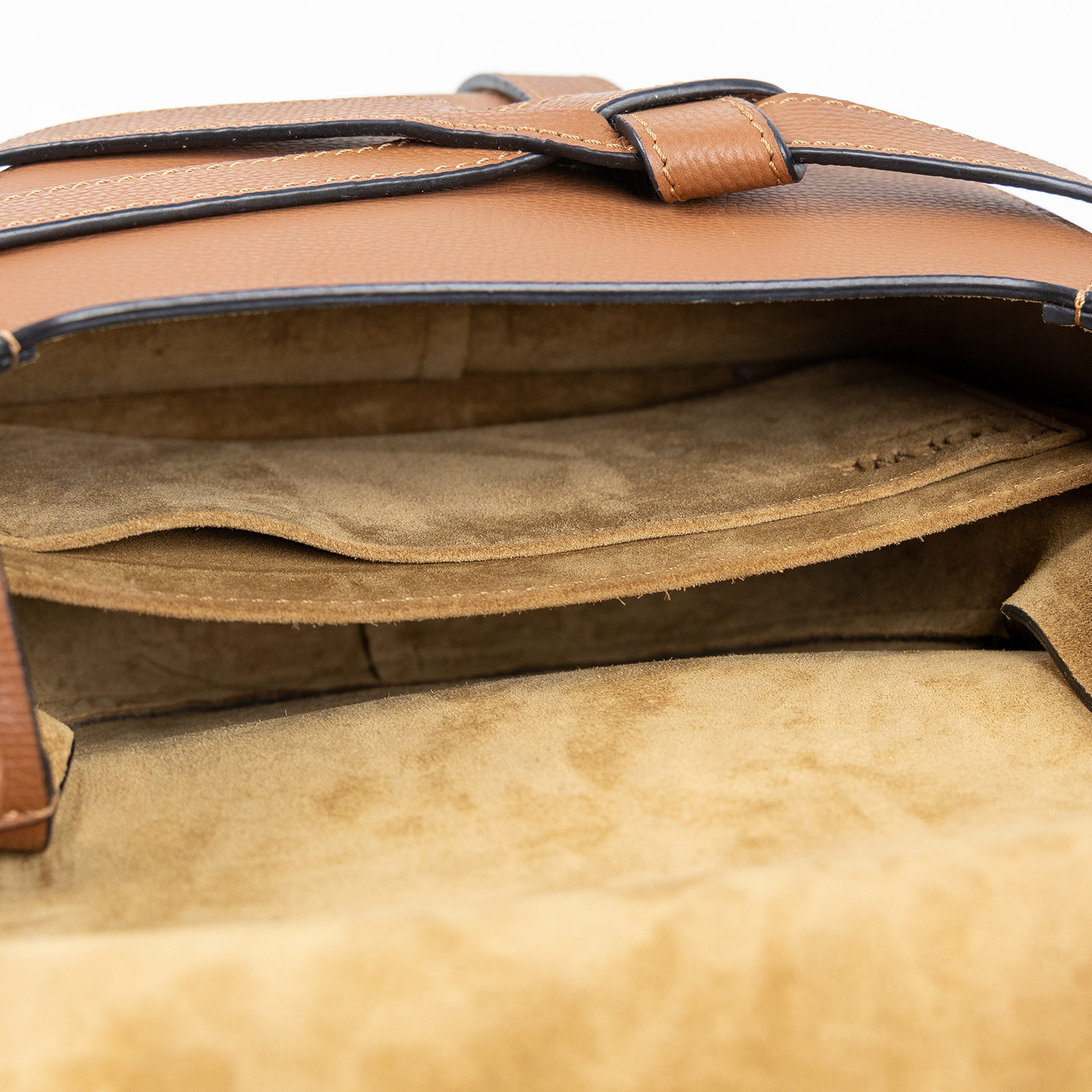 羅意威 LOEWE Small Gate bag 小型 小牛皮 肩背包  焦糖GATE  SMALL 無附屬品