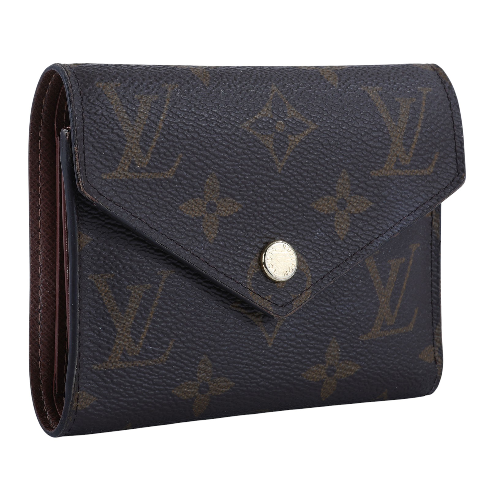 路易威登 LOUIS VUITTON Victorine 錢包 塗層帆布 Monogram M62472 晶片款 原花信封短夾 原廠盒子/防塵袋/購買證明