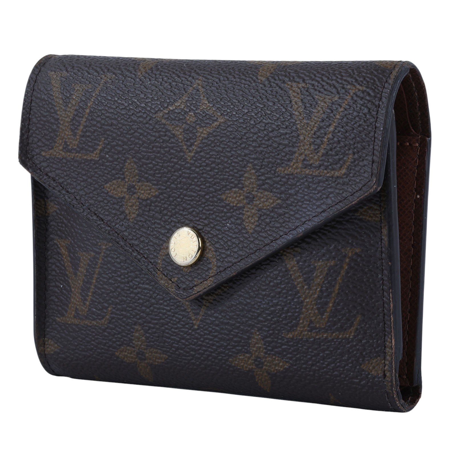 路易威登 LOUIS VUITTON Victorine 錢包 塗層帆布 Monogram M62472 晶片款 原花信封短夾 原廠盒子/防塵袋/購買證明