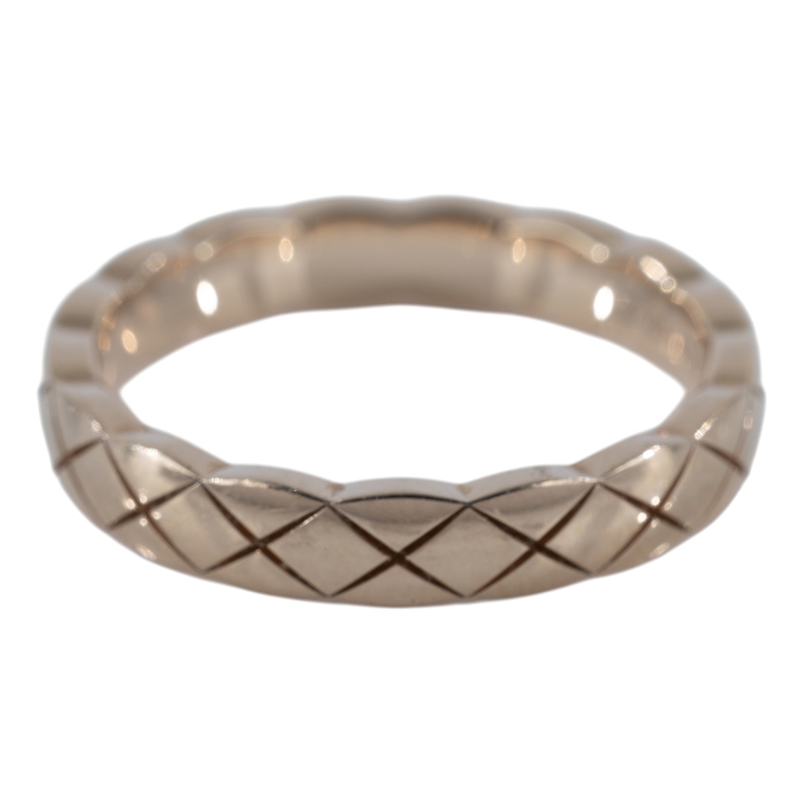 香奈兒 CHANEL Coco Crush 菱格紋圖騰 窄版 戒指 J1178549J11785/B39107 窄版COCO CRUSH戒指#49 原廠盒子/保證卡