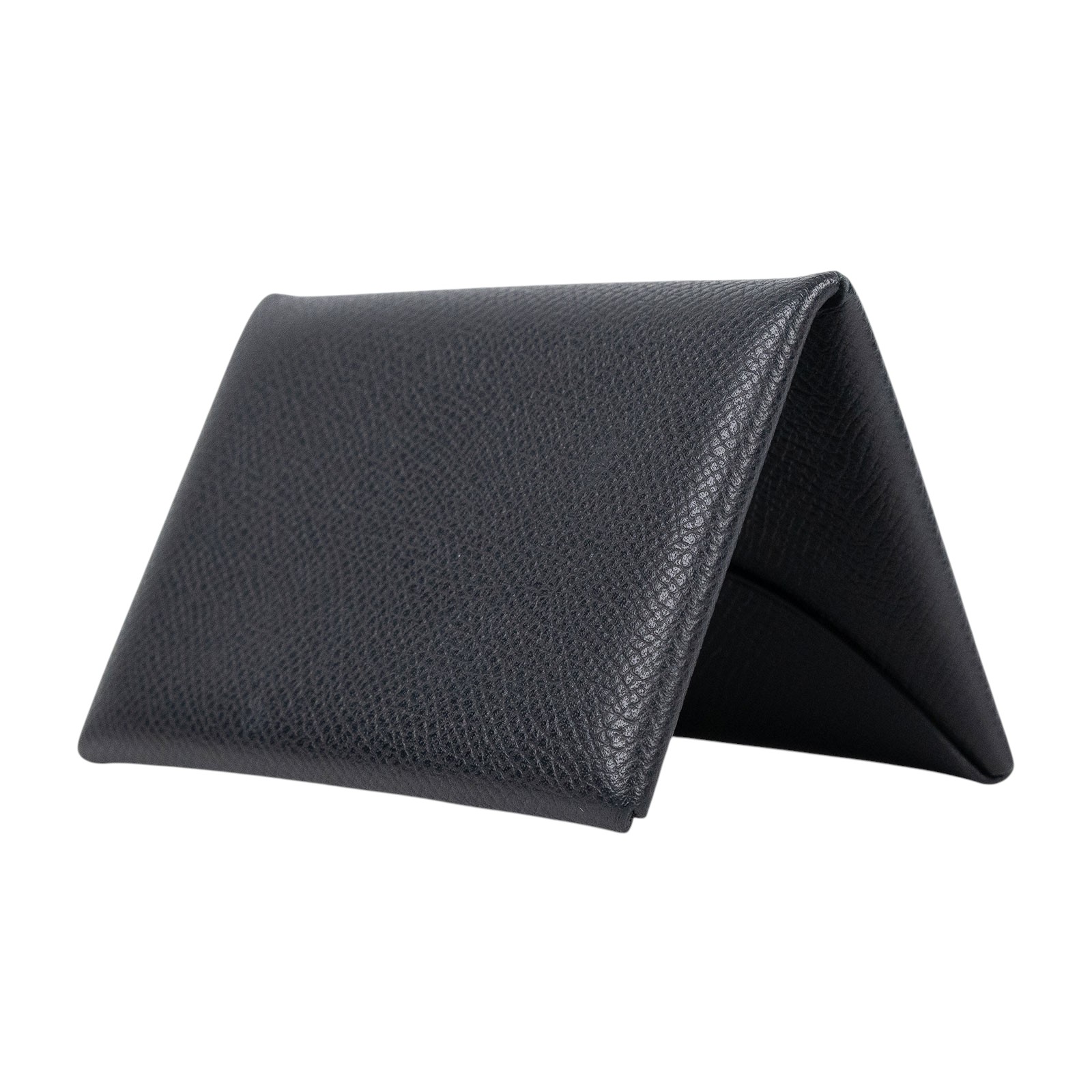 愛馬仕 Hermes Calvi Duo 卡包 黑色 銀色五金 H04164CK89 Y刻 黑CALVI 原廠盒子/購買證明