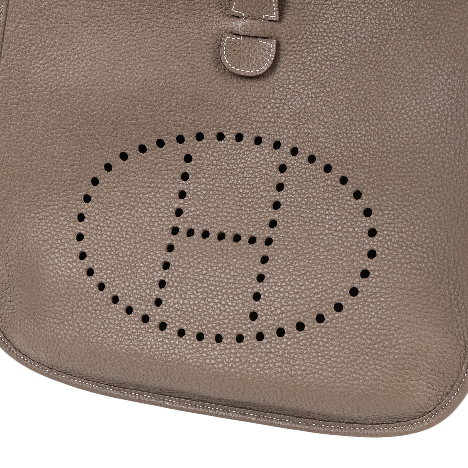 愛馬仕 Hermès Evelyne Bag 伊芙琳包 29 馬蹄型 EV29 T刻 大象灰EVELYNE29 防塵袋/原廠盒子