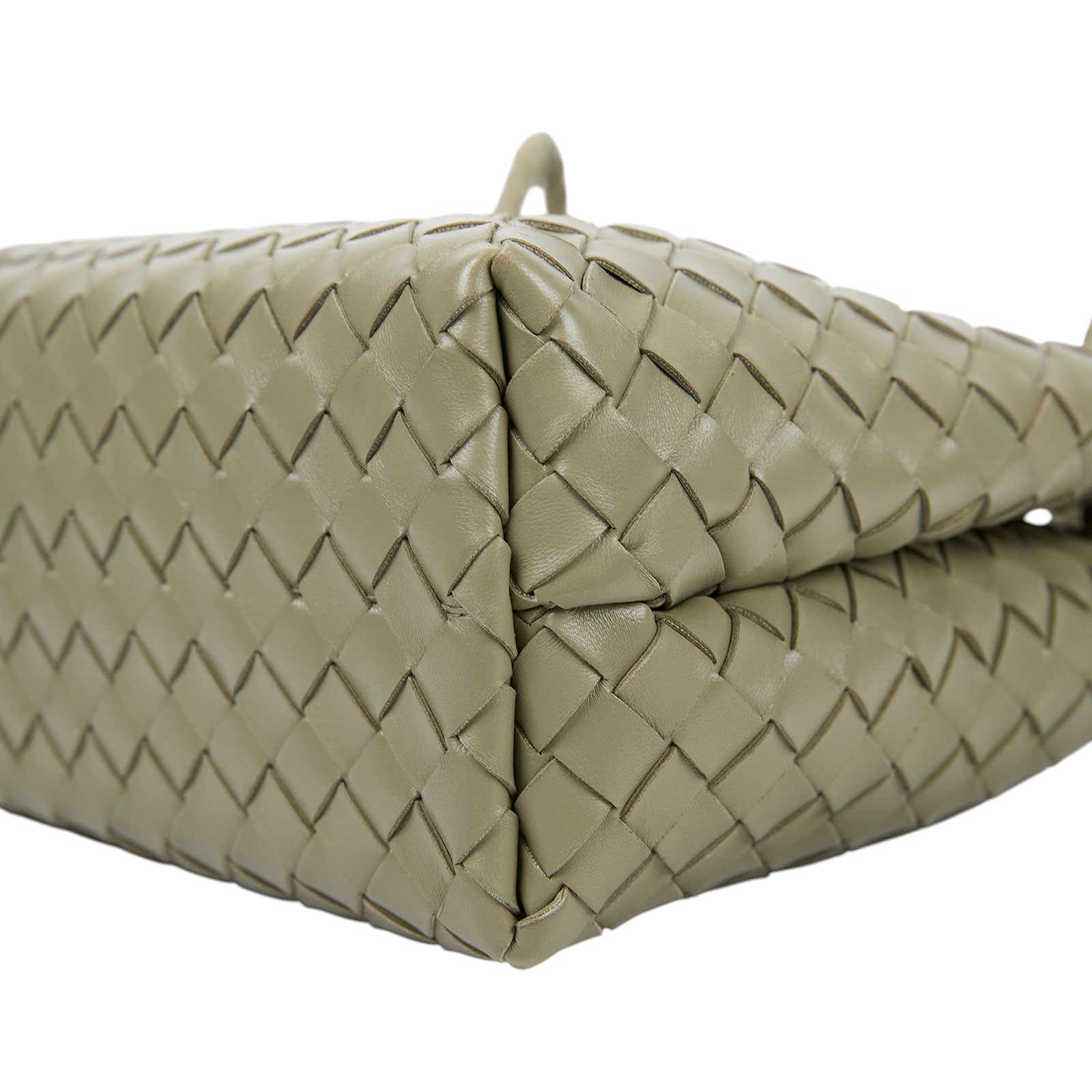 寶緹嘉 BOTTEGA VENETA Andiamo 手提包 766016VCPP1 綠Andiamo 防塵袋/晶片卡/購買證明