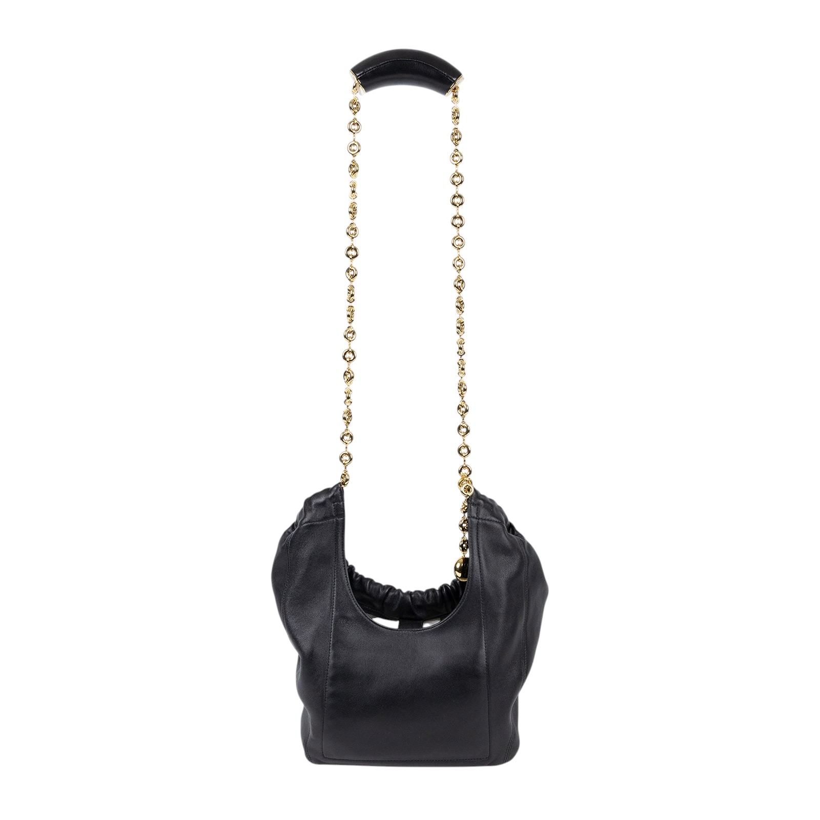 羅意威 LOEWE Squeeze 包款 小型 柔軟納帕小羊皮  A914NCHX01  防塵袋/購買證明/金屬背帶/帆布背帶