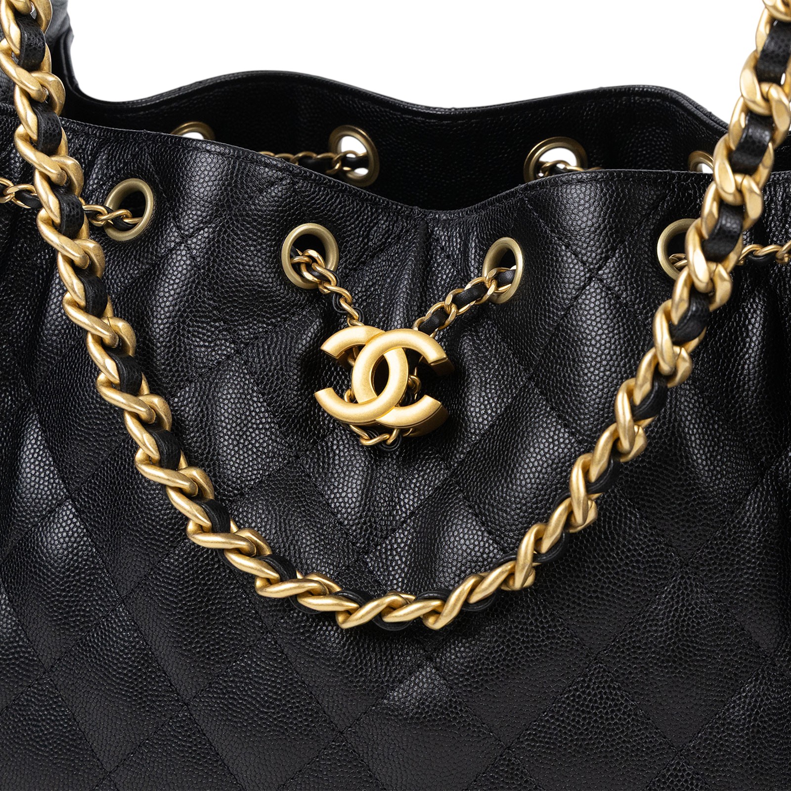 香奈兒 CHANEL 25 小型包 AS5293 B20304 黑色金釦25小型HOBO 原廠盒子/防塵袋/購買證明