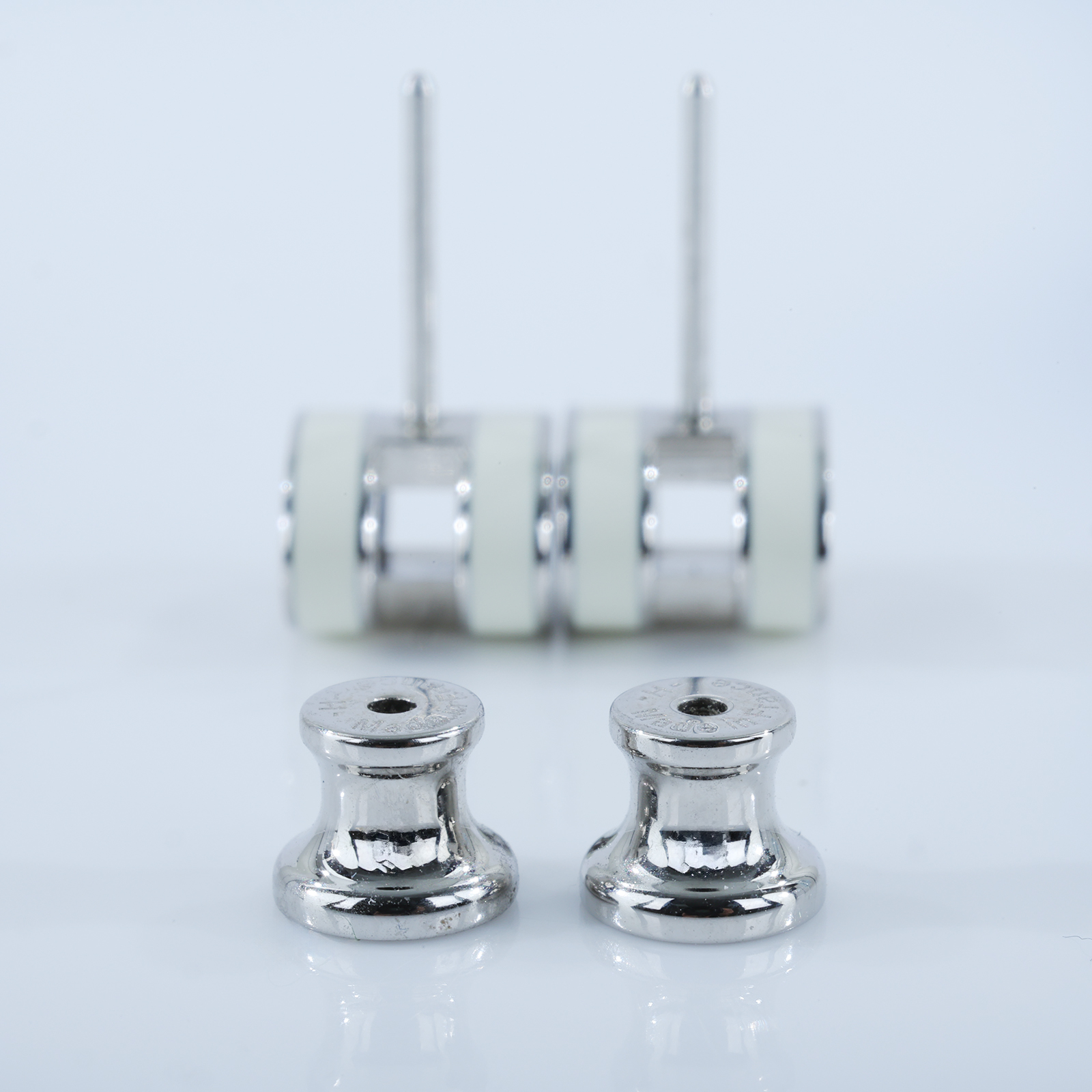 愛馬仕 Hermes Mini Pop H 耳釘 白色 H608002FP49 ST0203 白銀MINI POP H耳環 原廠盒子/防塵袋