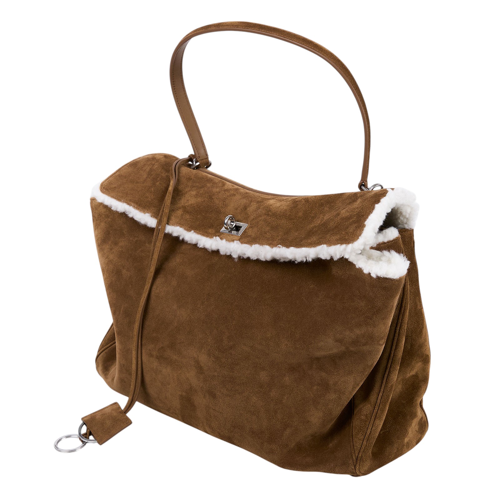 巴黎世家 BALENCIAGA Rodeo Large 手提包 789744 咖麂皮RODEO LARGE 防塵袋