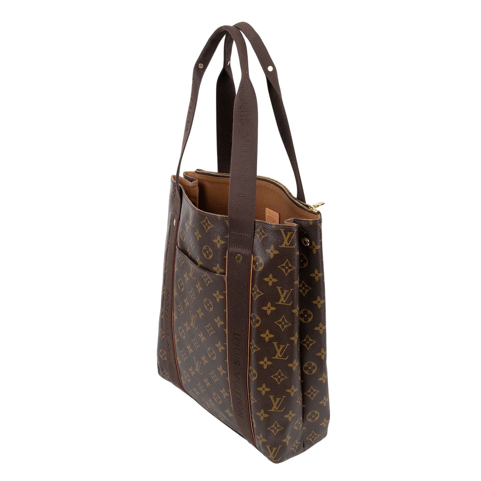 路易威登 LOUIS VUITTON Beaubourg 經典帆布 肩背 手提 托特包 M53013 原花Cabas Beaubourg肩背包 防塵袋