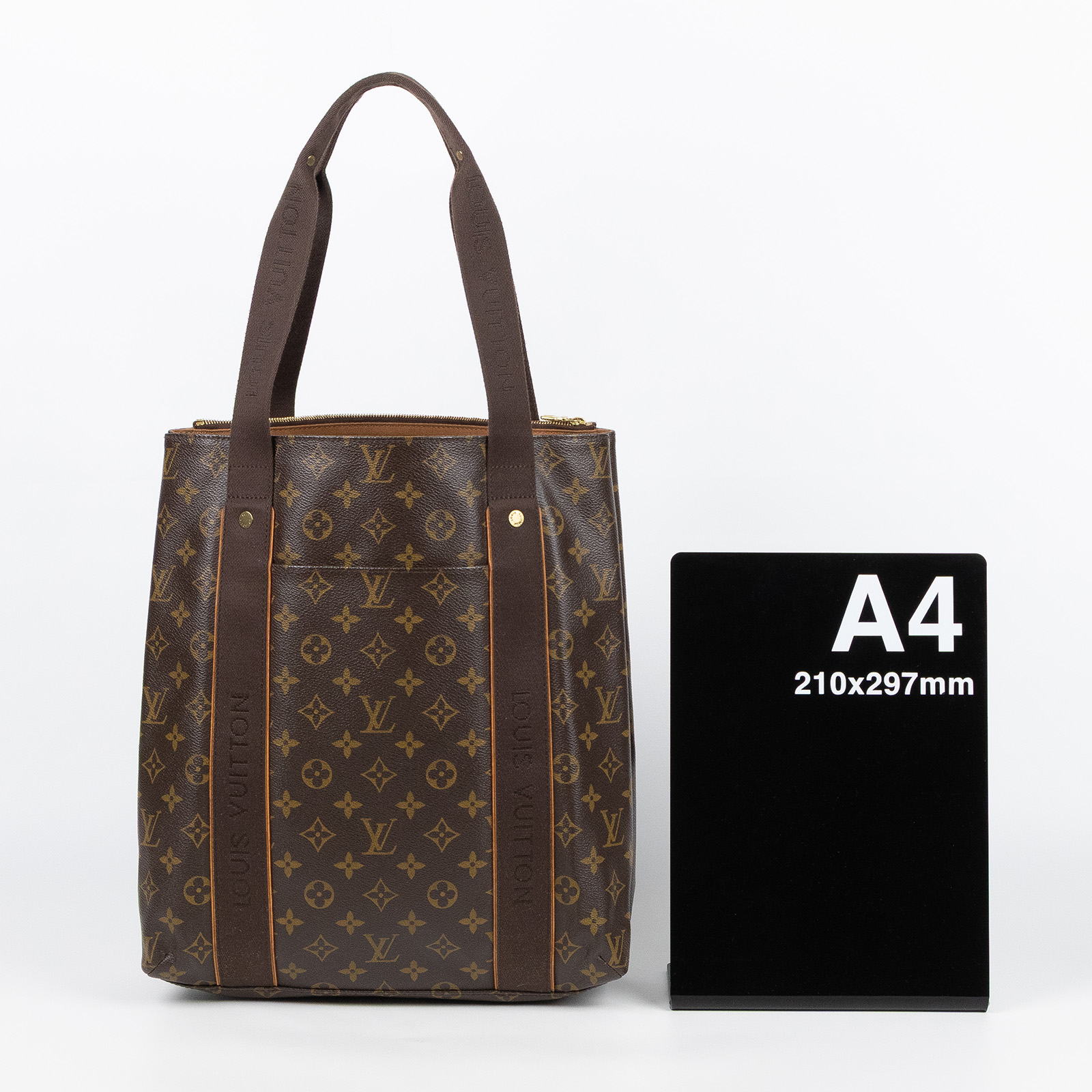 路易威登 LOUIS VUITTON Beaubourg 經典帆布 肩背 手提 托特包 M53013 原花Cabas Beaubourg肩背包 防塵袋